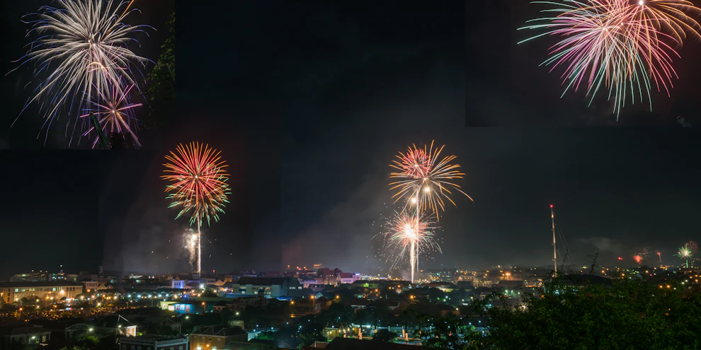 Fireworks in Curacao