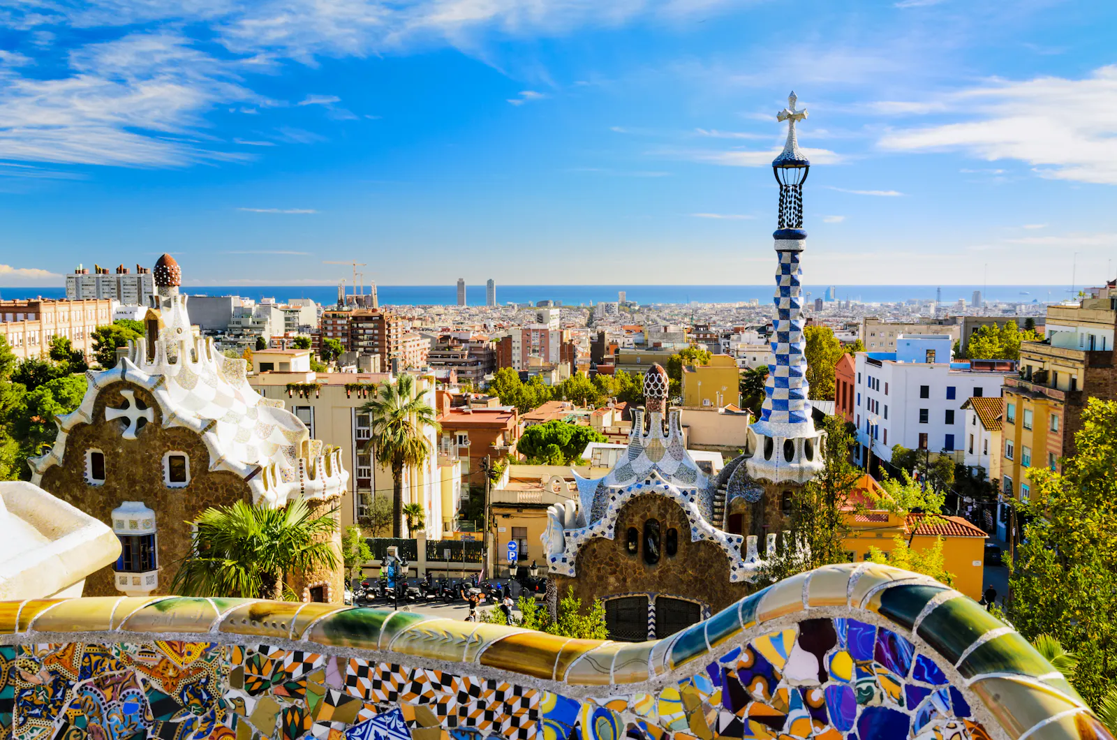 Barcelona in Spain landscape image