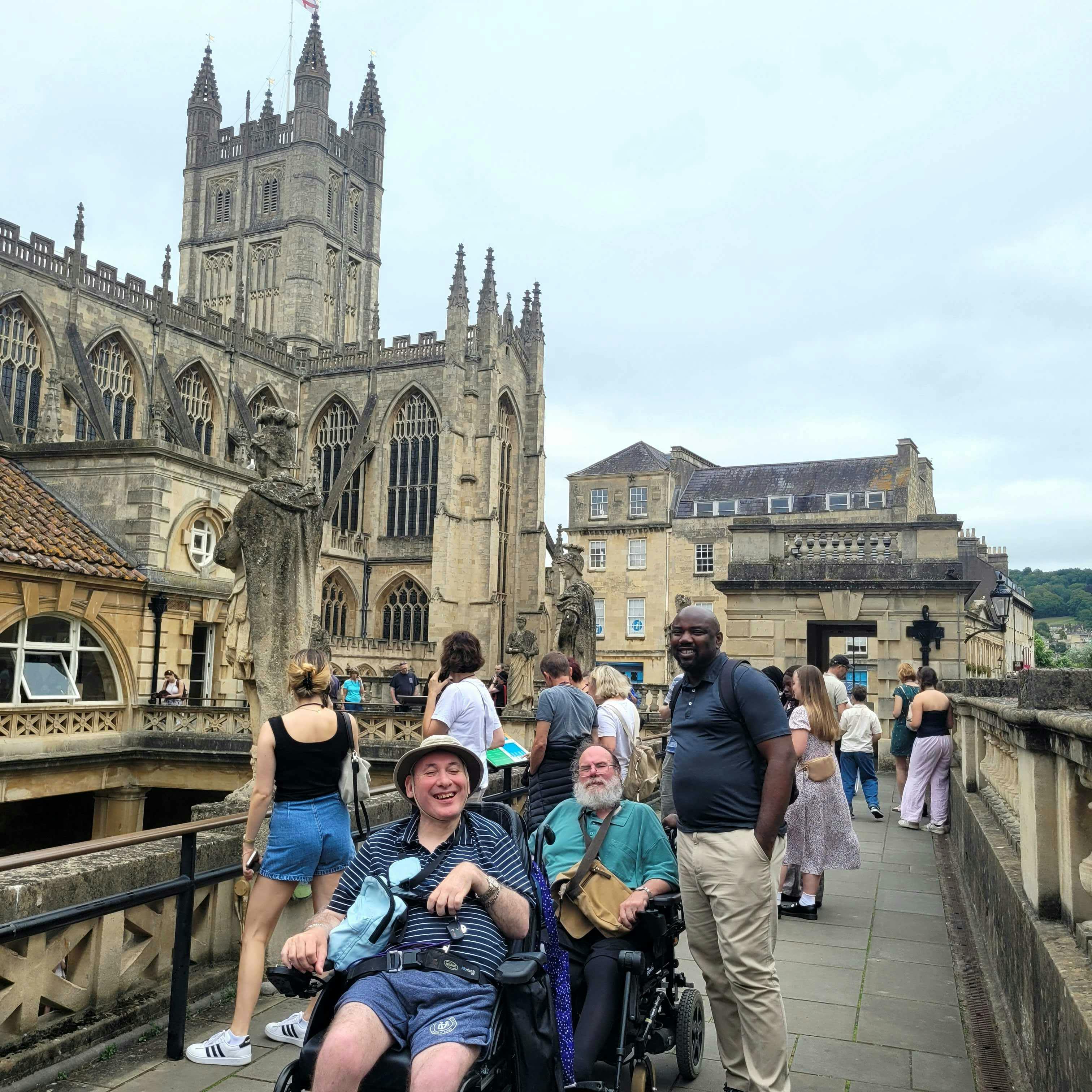 Customer at the Roman Baths