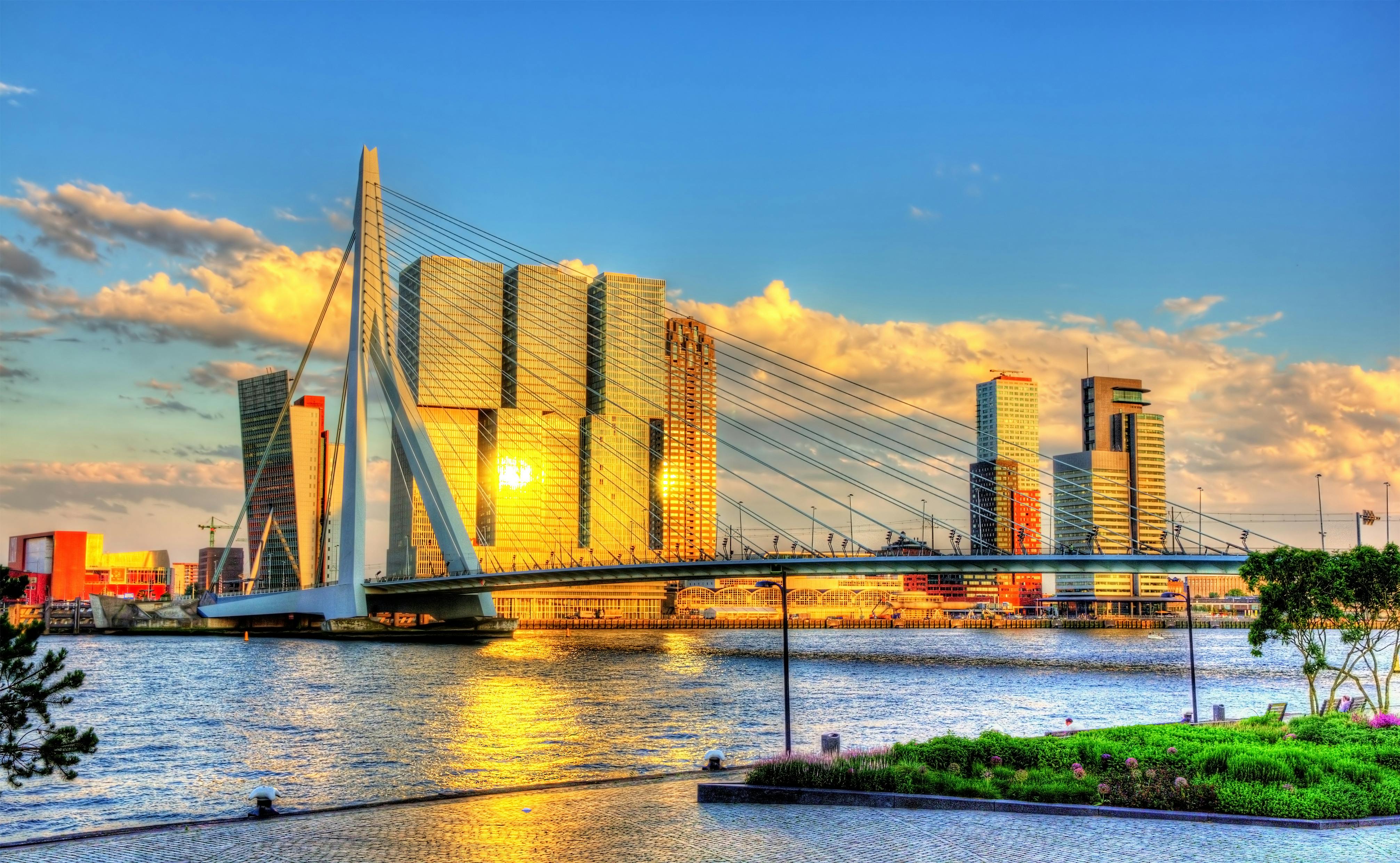 Rotterdam, netherlands landscape shot