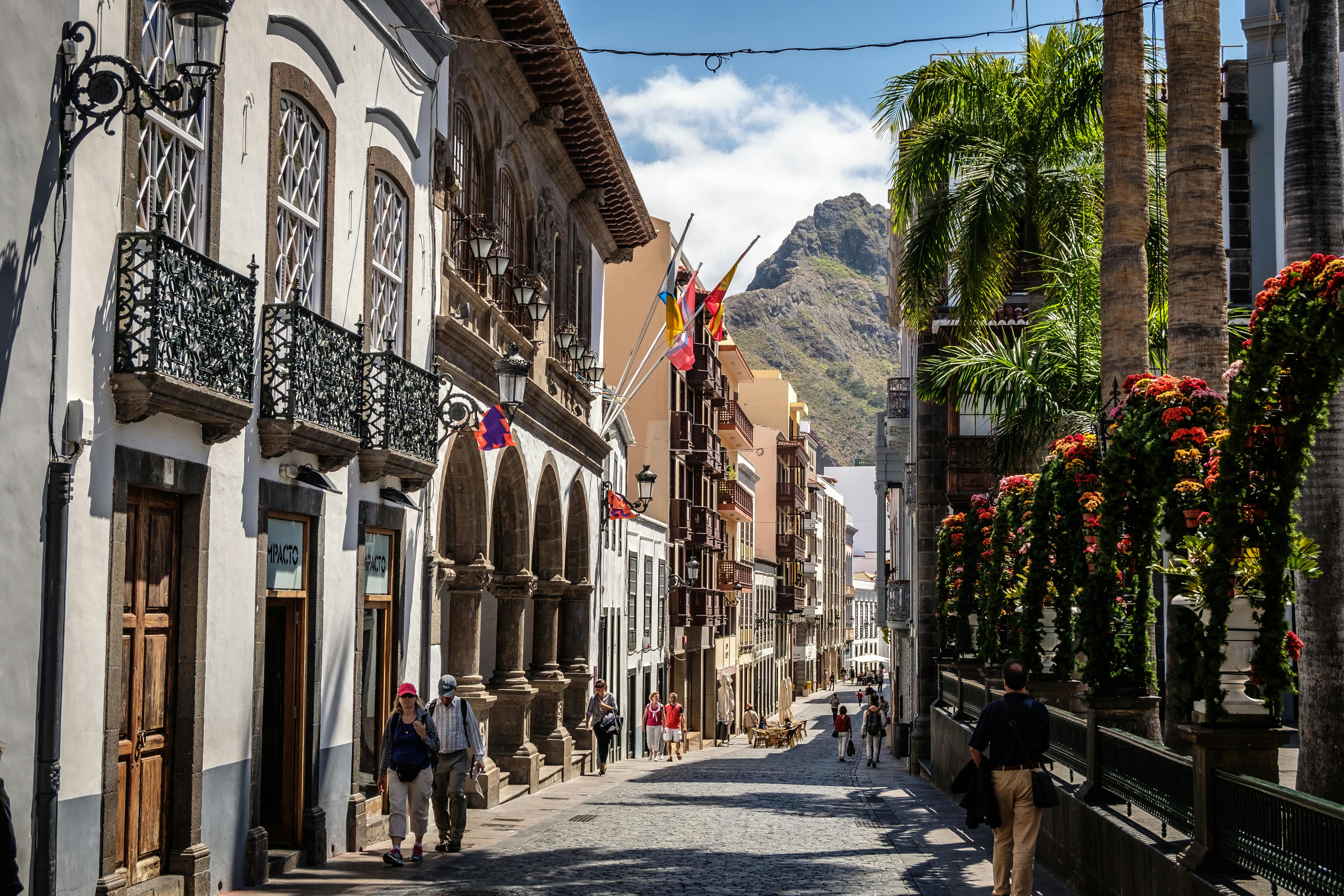 La Palma, Canary Islands Landscape image of a pretty street