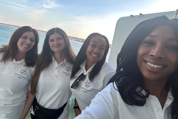 Limitless Staff on a Cruise ship