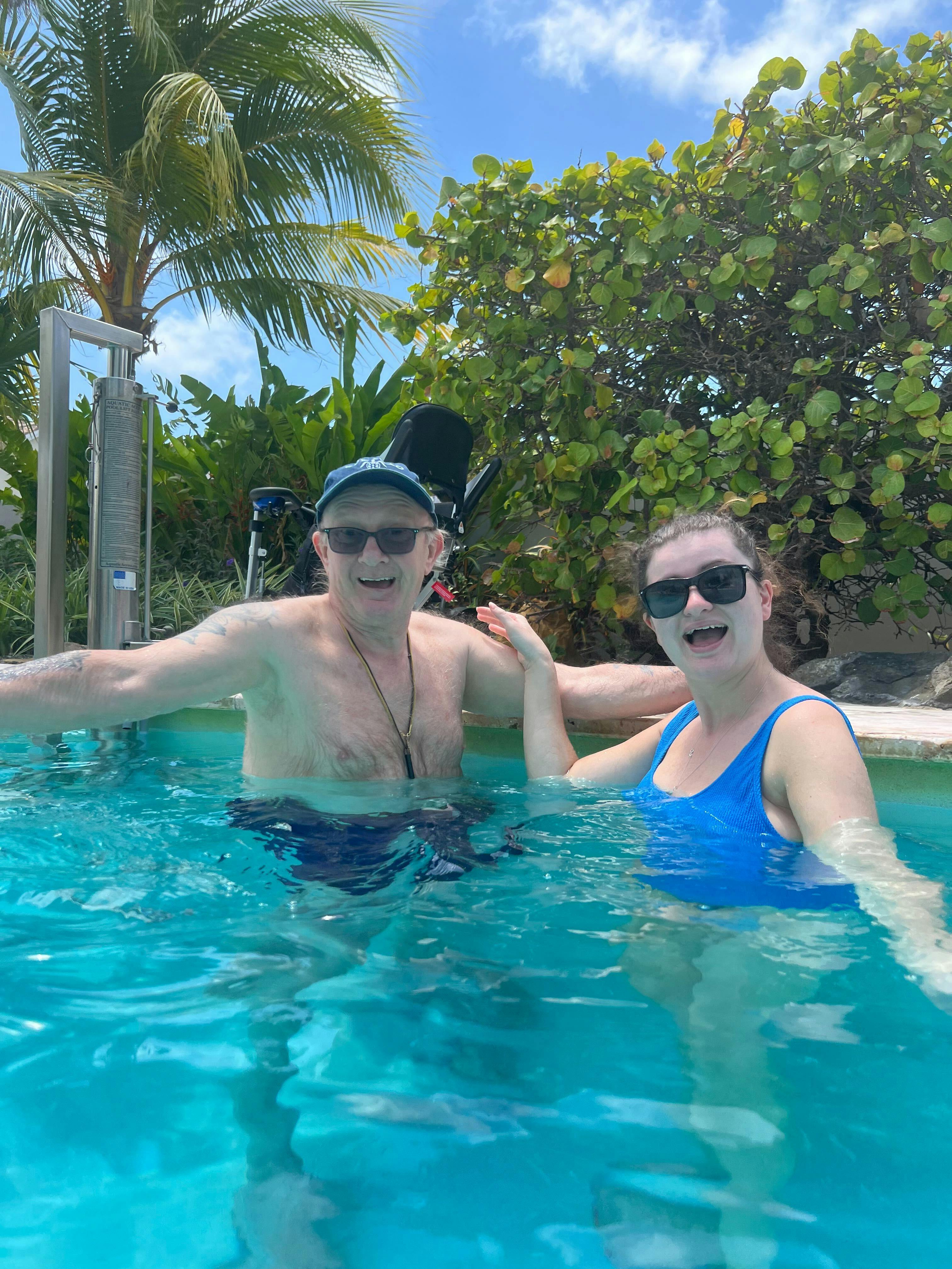 Hotel accessible pool
