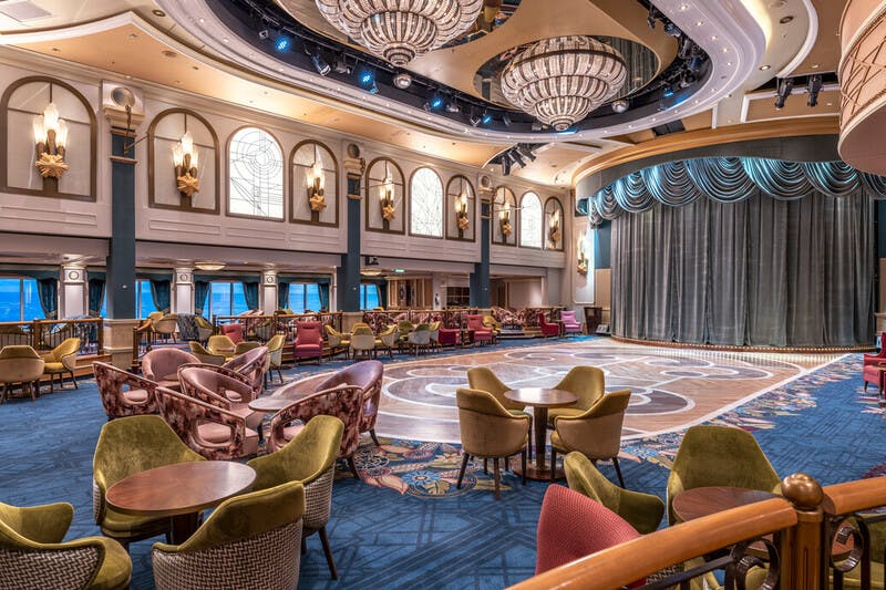 Cunard Queen Elizabeth Queens Room