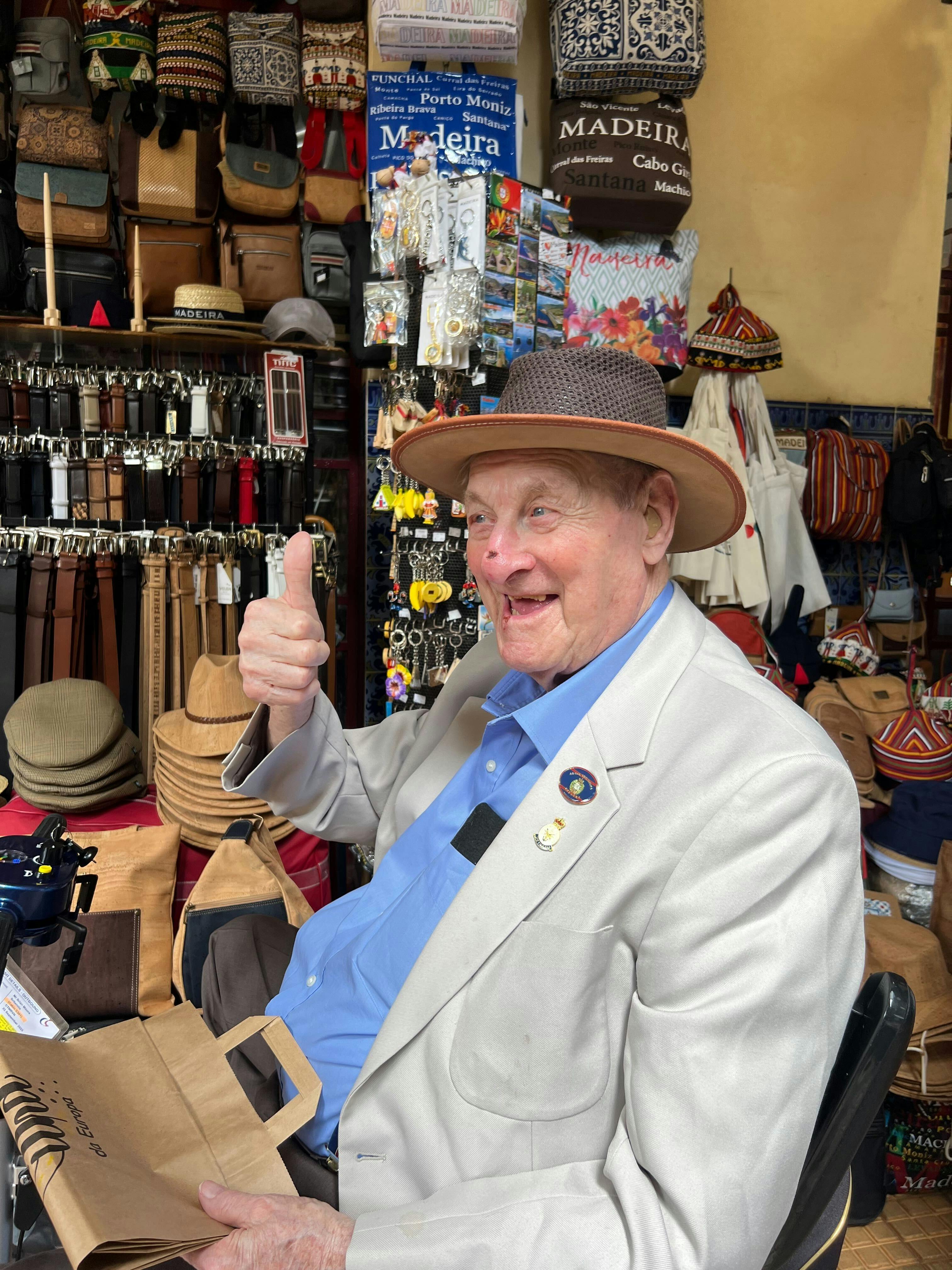 A Guest Shopping in Madeira