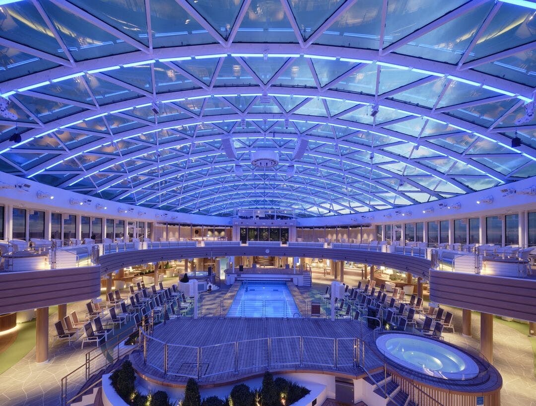 Skydome on board the P&O Iona cruise ship