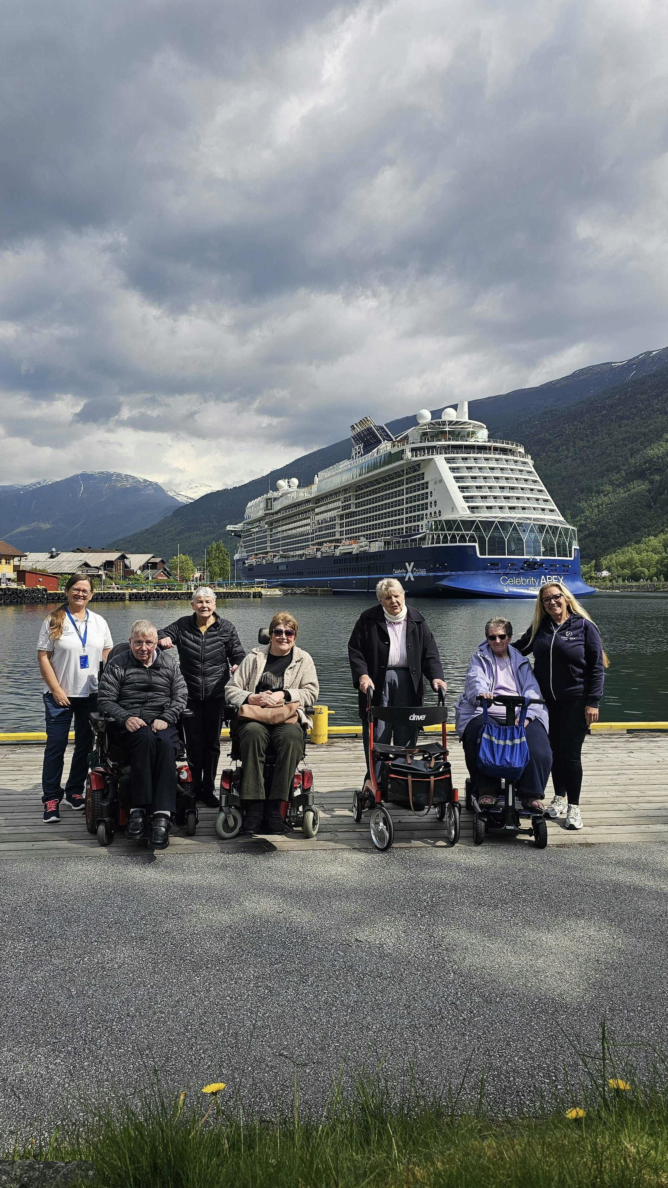 Cruise customers in Norway on a Celebrity Cruises cruise