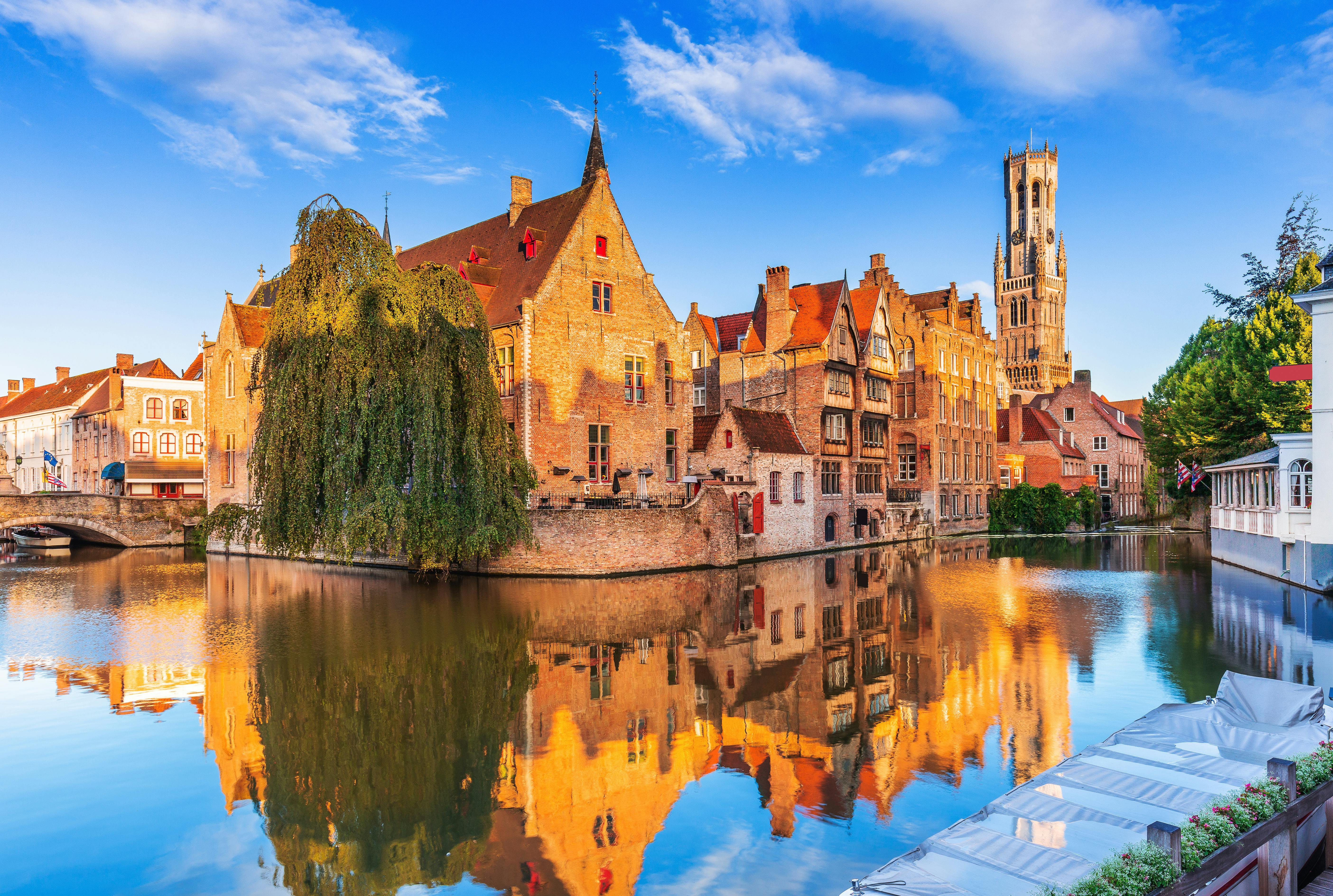 Bruges, Belgium landscape shot
