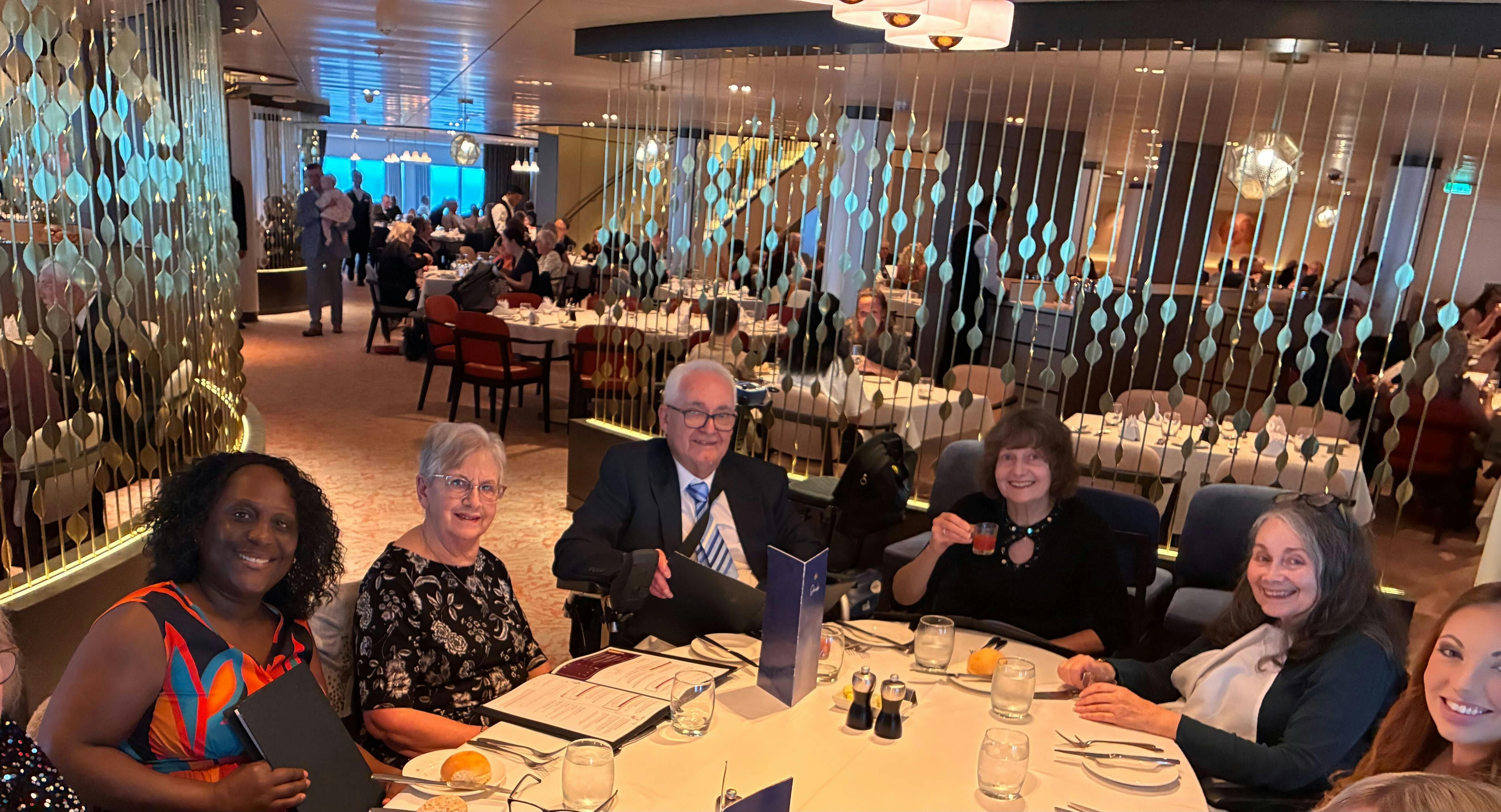Cruise customers on P&O Iona