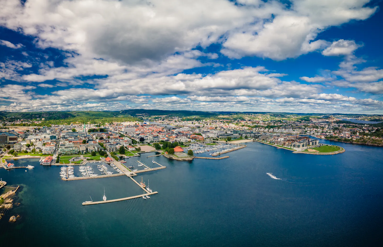 Kristiansand norway landscape scene