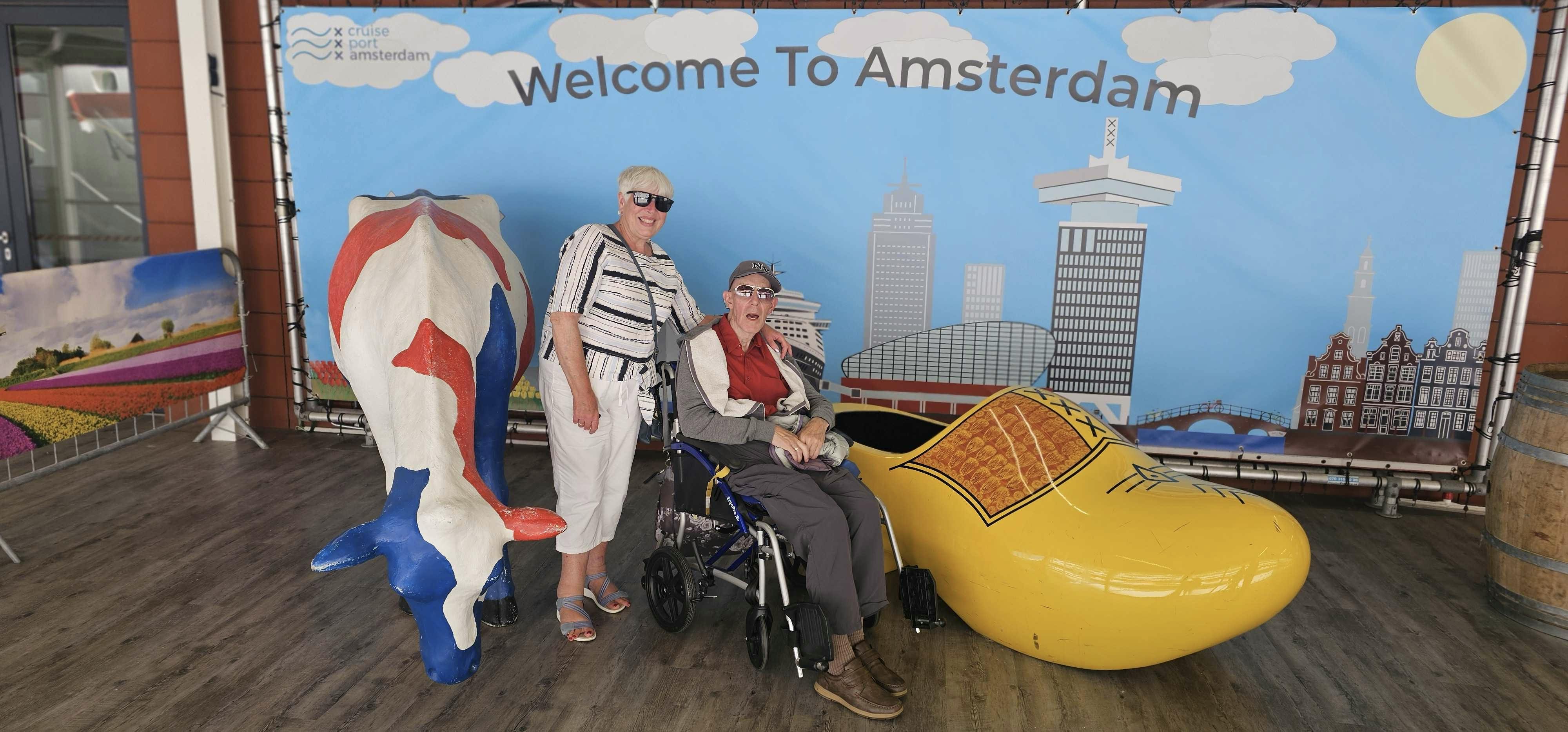 Cruise customers in Amsterdam