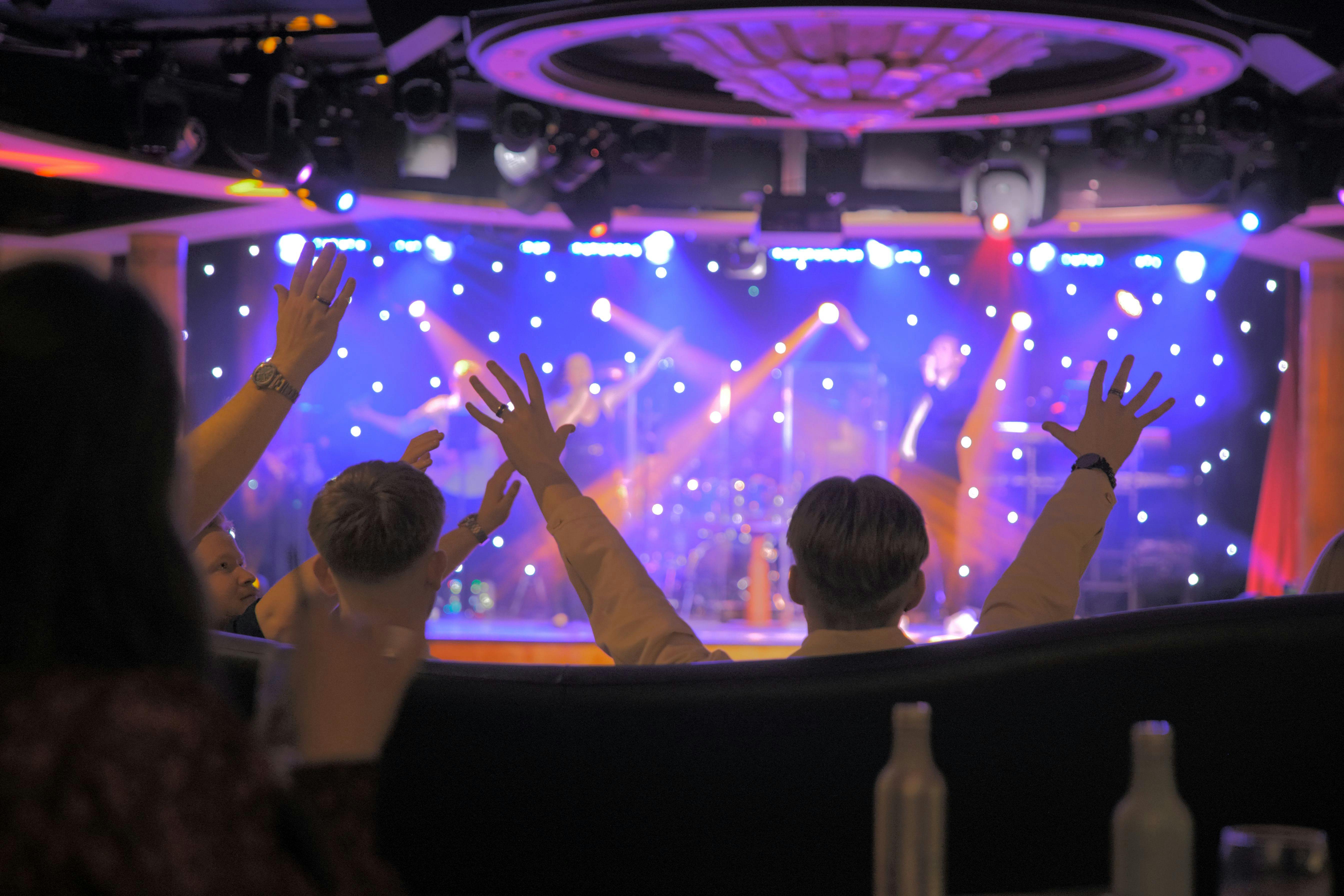 Entertainment on a P&O cruise ship