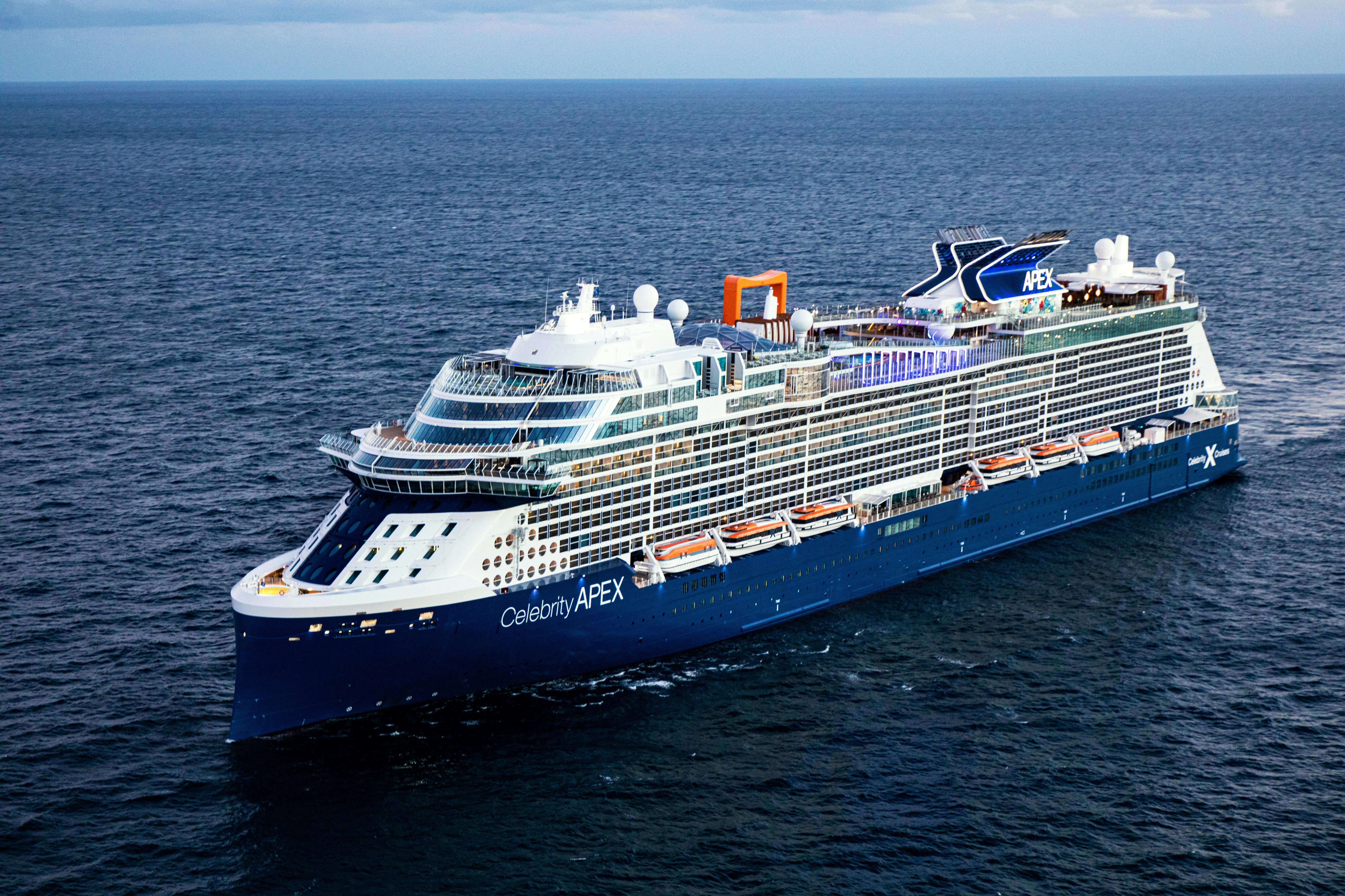 Celebrity Cruises Apex ship at sea