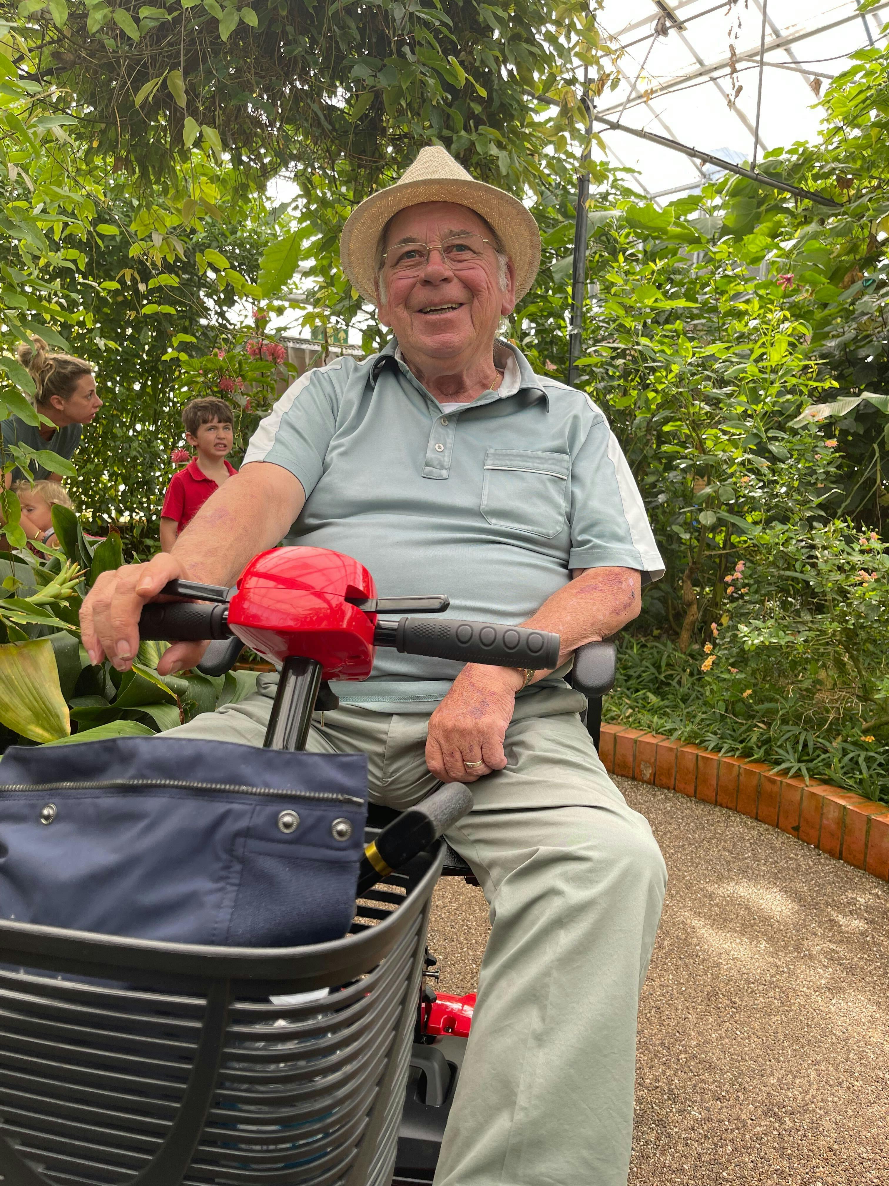 Customer at Butterfly Zoo