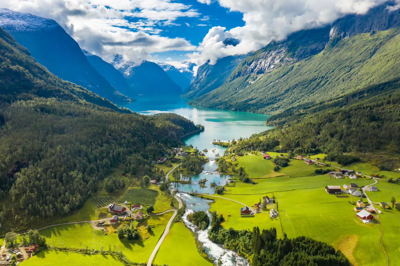 Geiranger in Norway landscape image