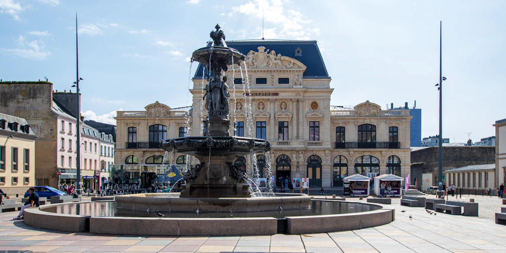 Cherbourg Cherbourg france, fountain