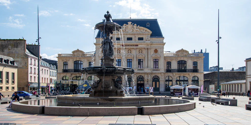 Cherbourg Cherbourg france, fountain