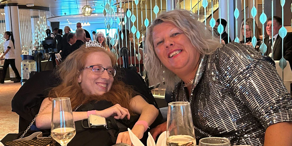 Limitless cruise Customers at a restaurant on the ship