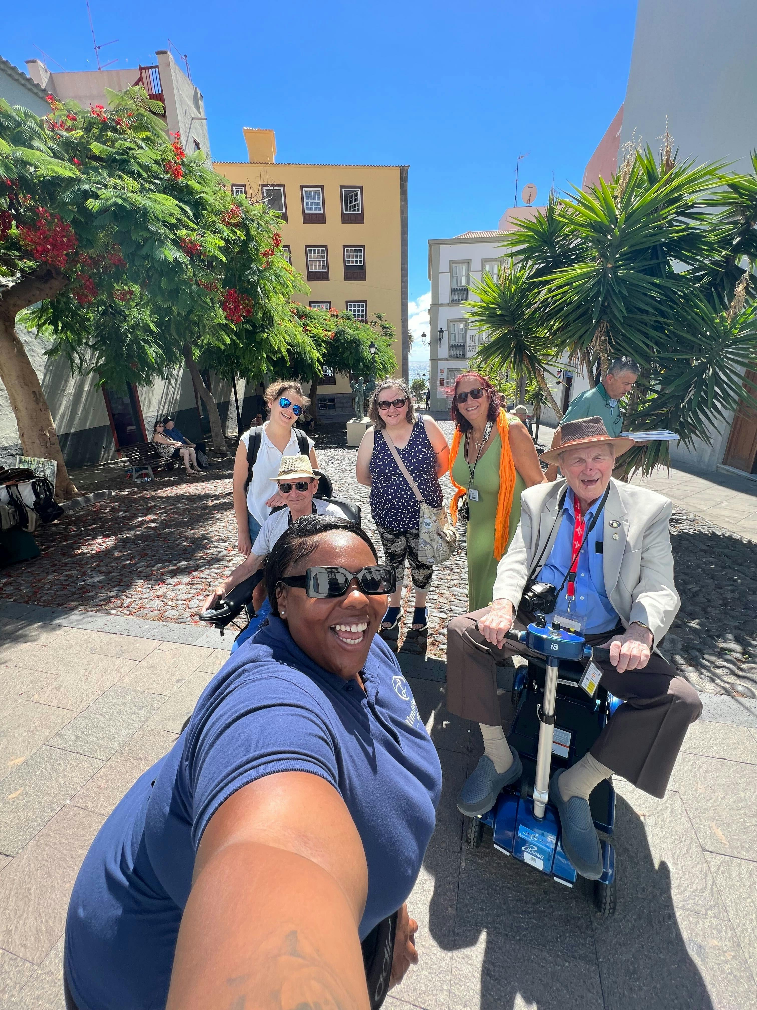 Customers and Limitless staff in the Canary Islands