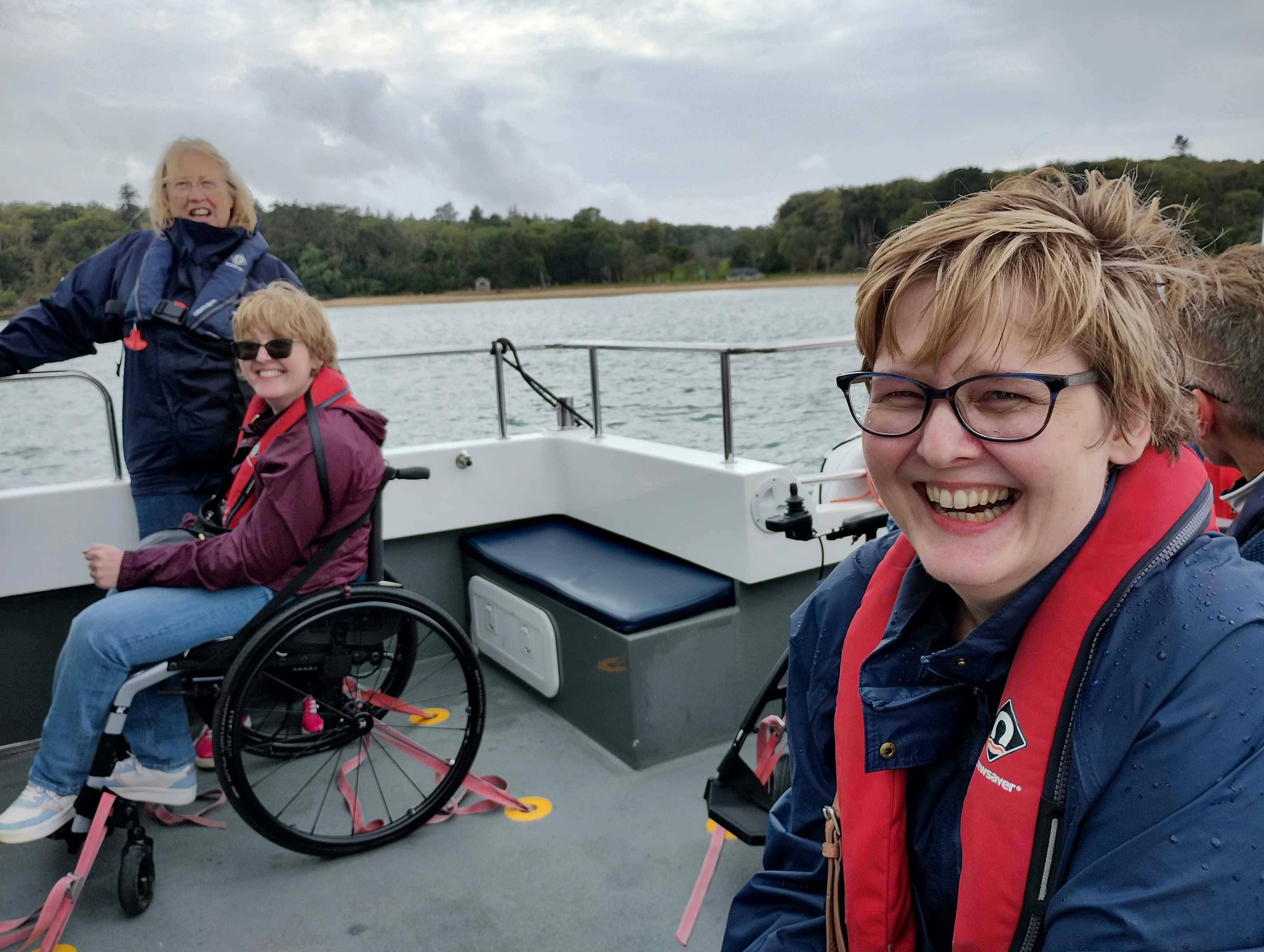 Hamble accessible speed boat