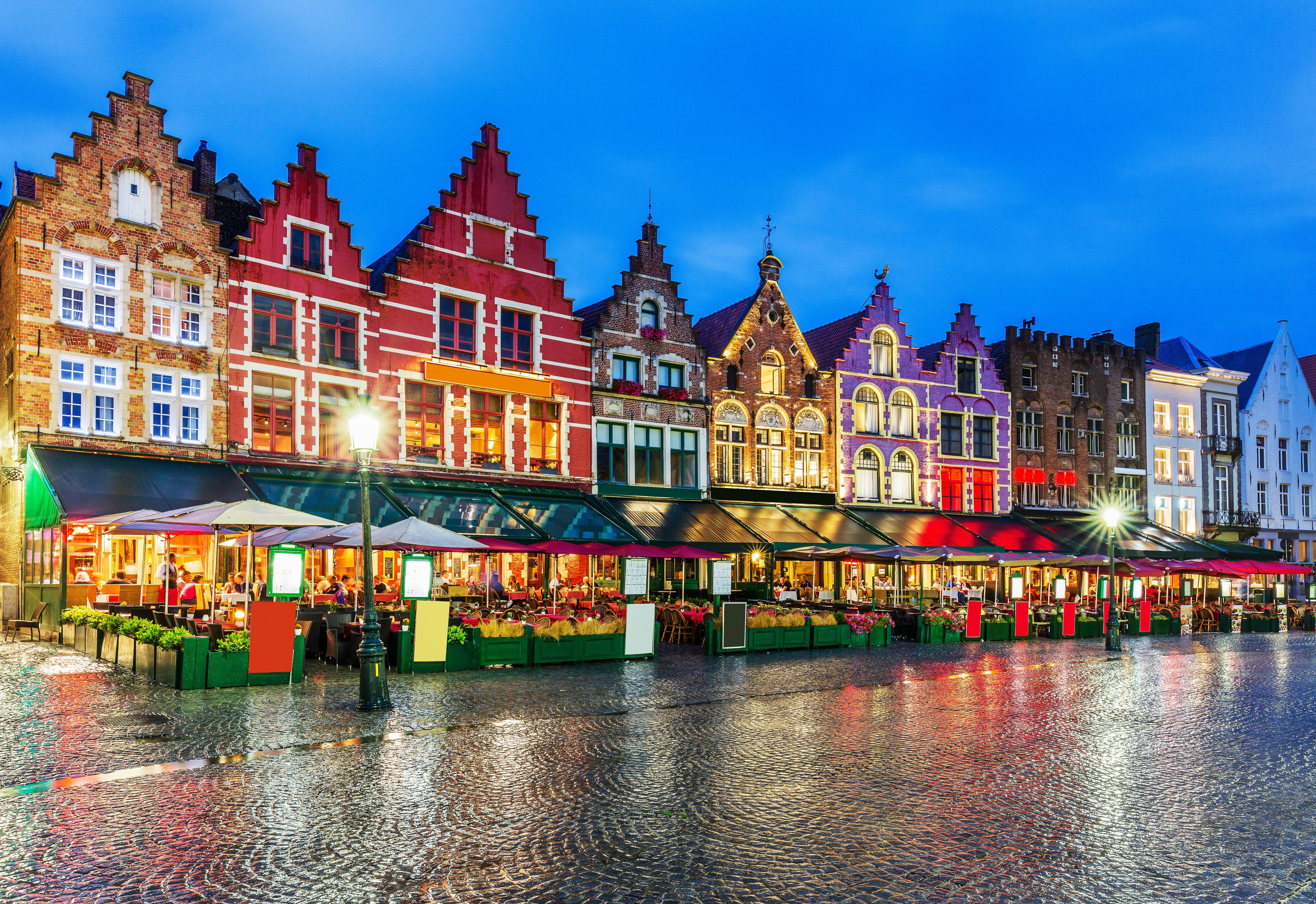 Bruges Belgium Christmas market