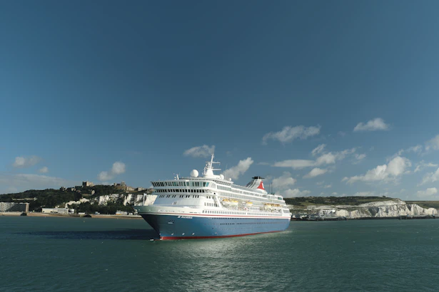 Balmoral Cruising Out Of Dover Uk