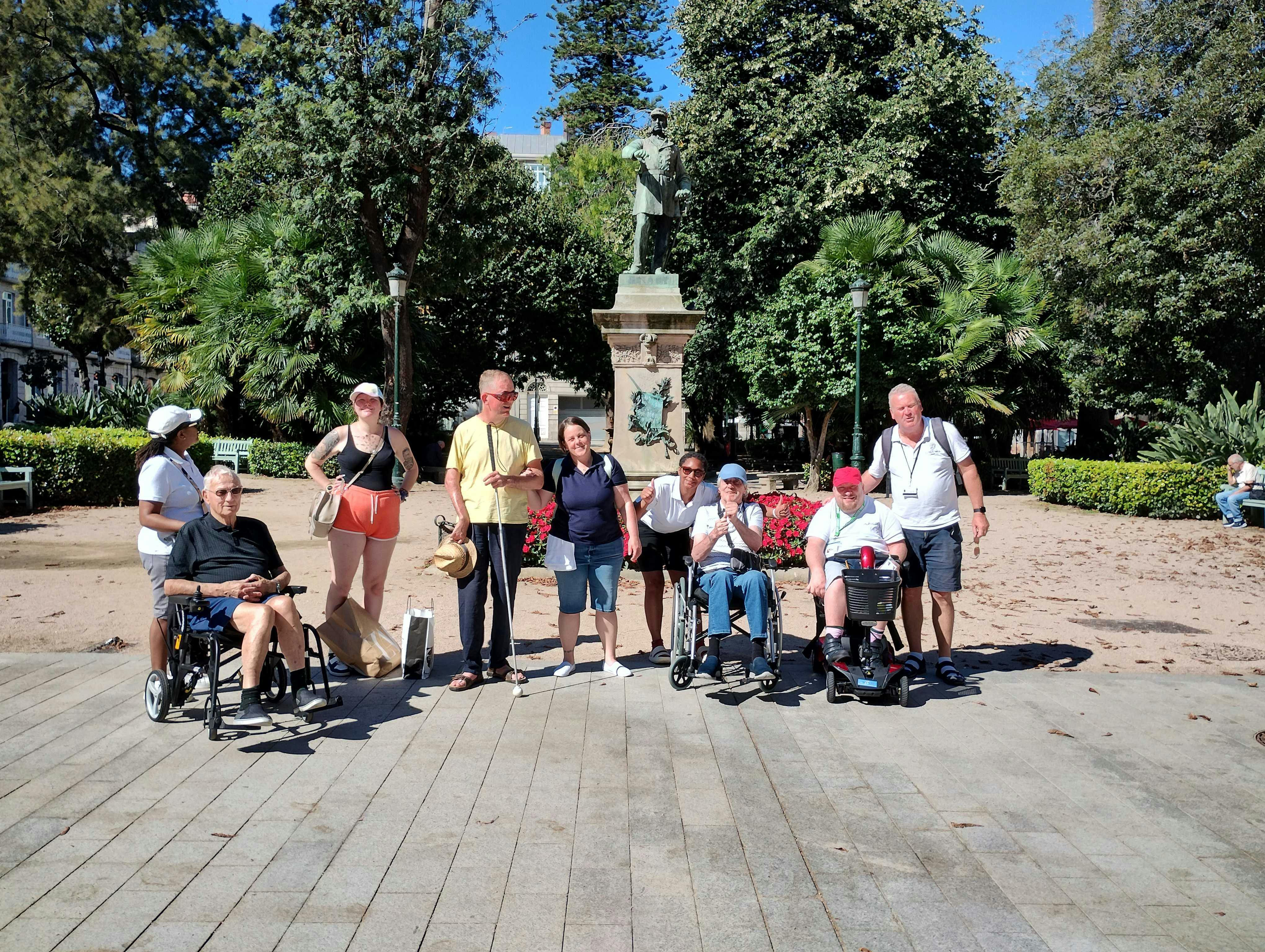 Group of Limitless staff and customers in Lisbon, Portugal