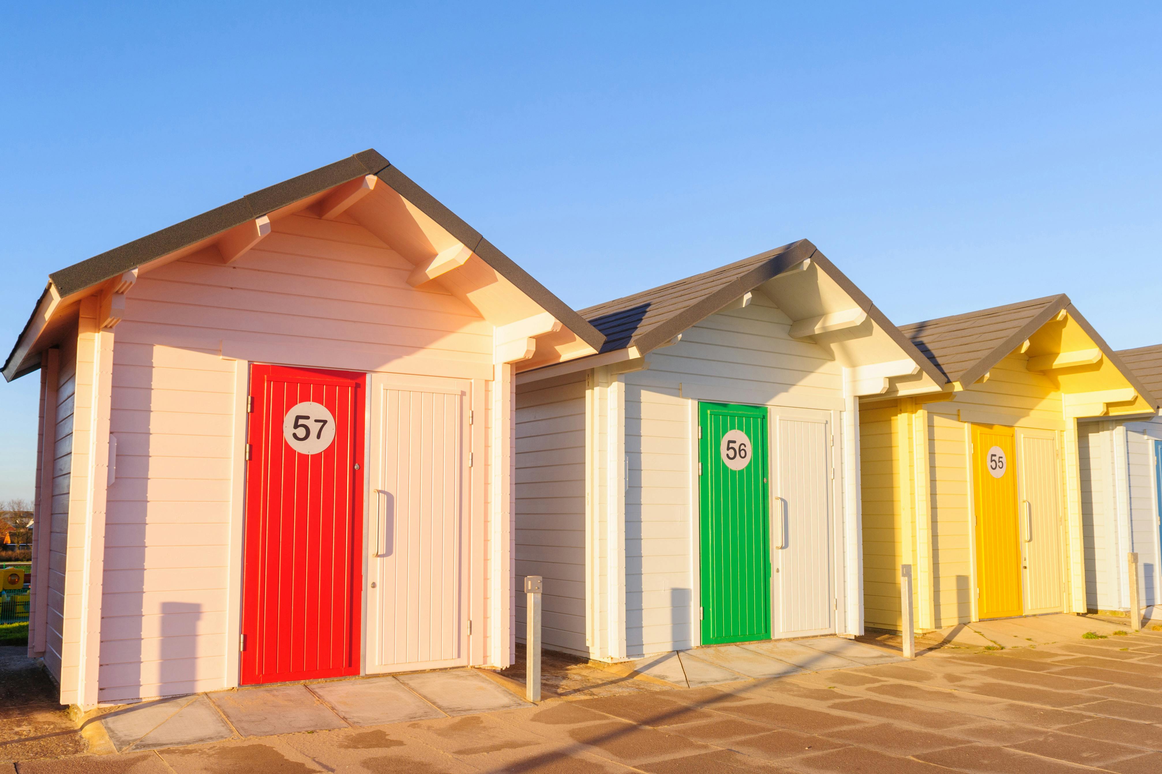 Mablethorpe Uk beach huts