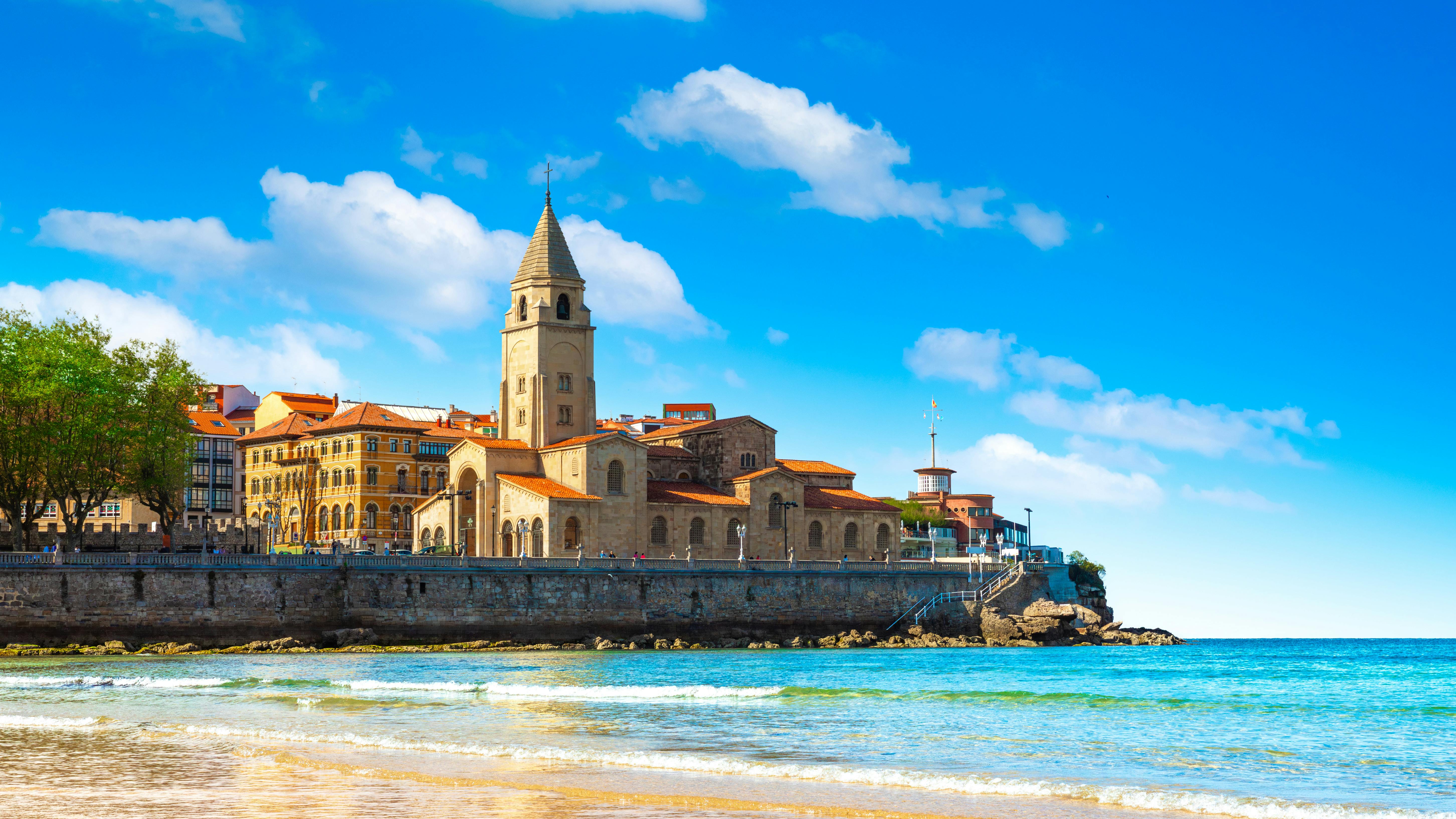 Gijon, Spain landscape image