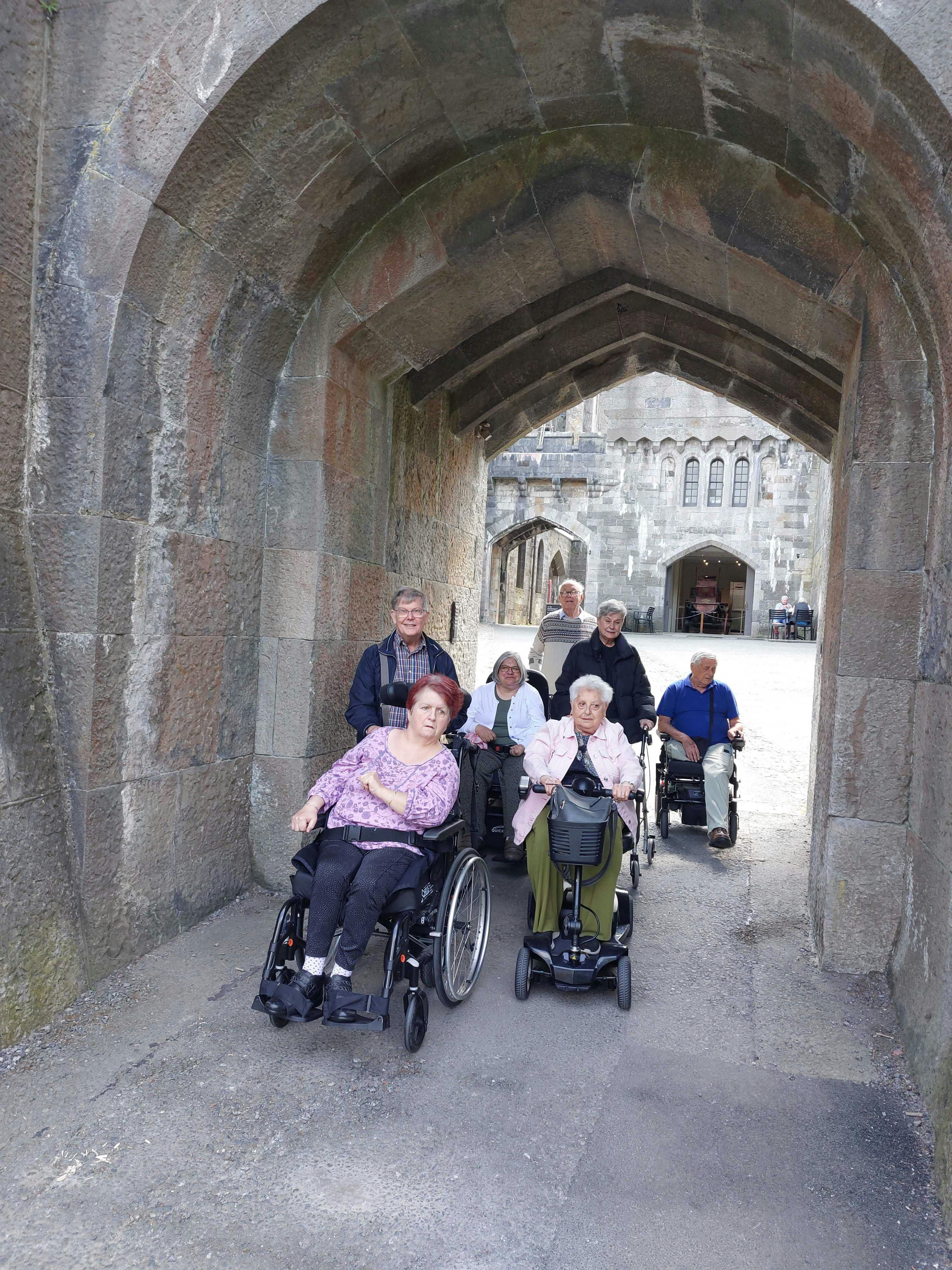 Customers at Penrhyn Castle Wales