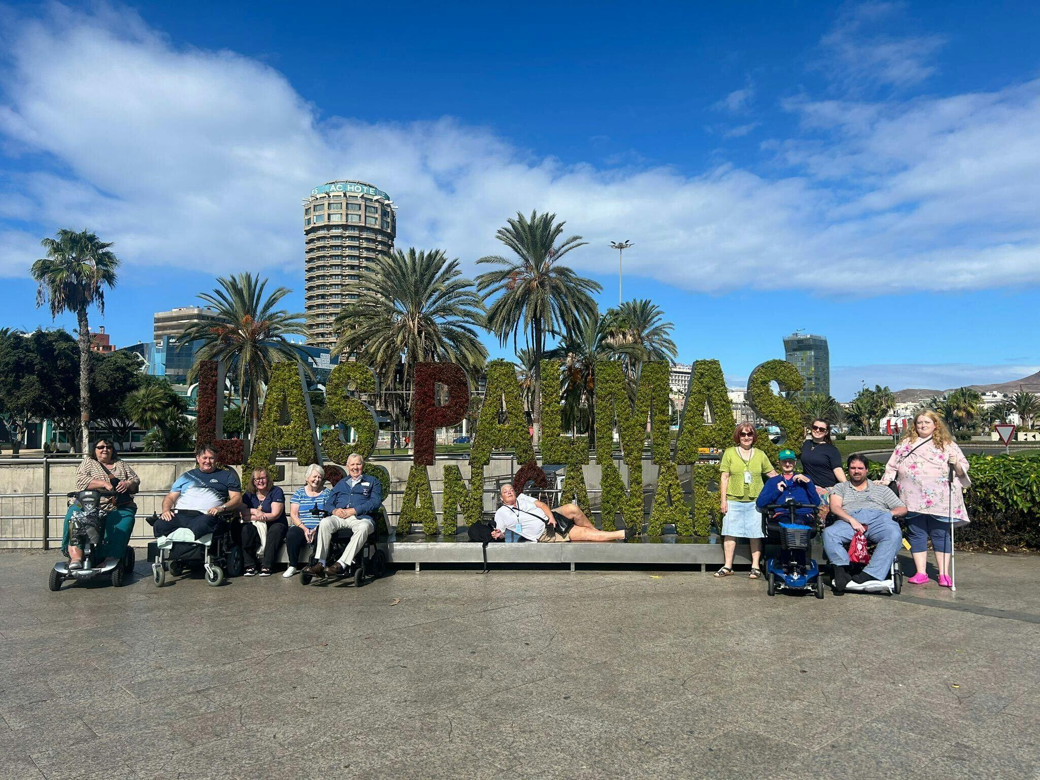 Customers and Staff in Gran Canaria