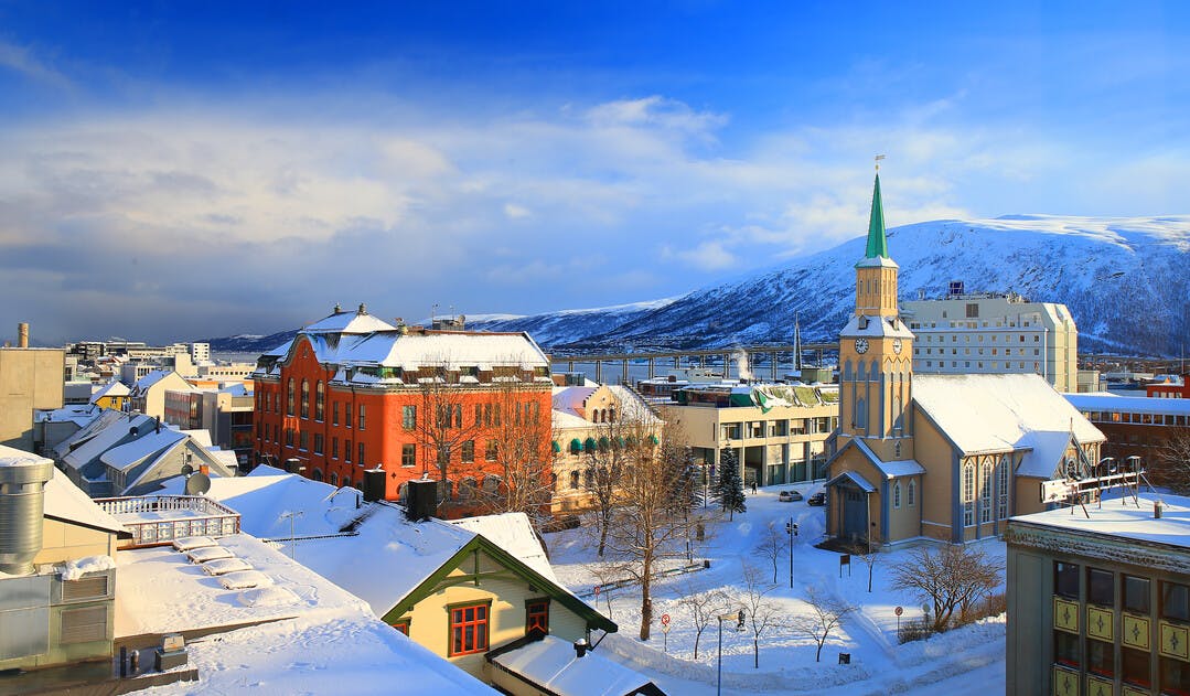 Tromso Cathedral in Norway