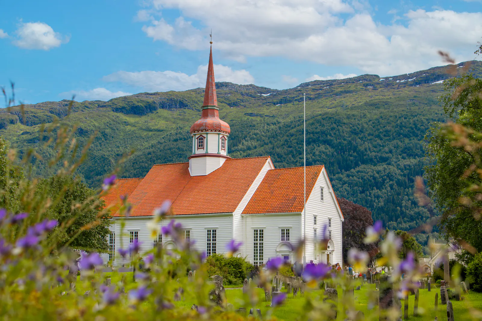 Nordfjordeid in Norway church