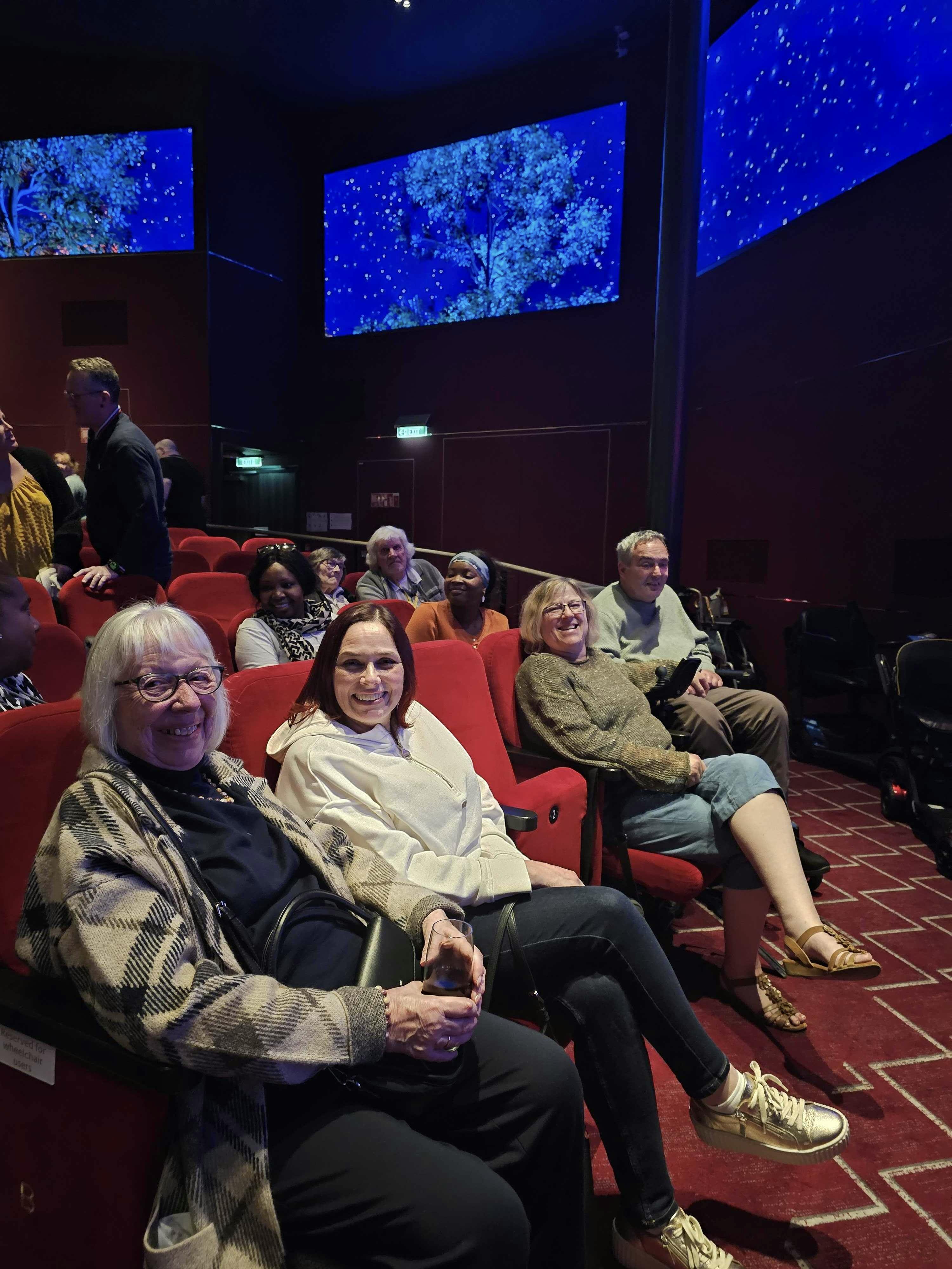 Customers about to enjoy a show on a P&O Cruise