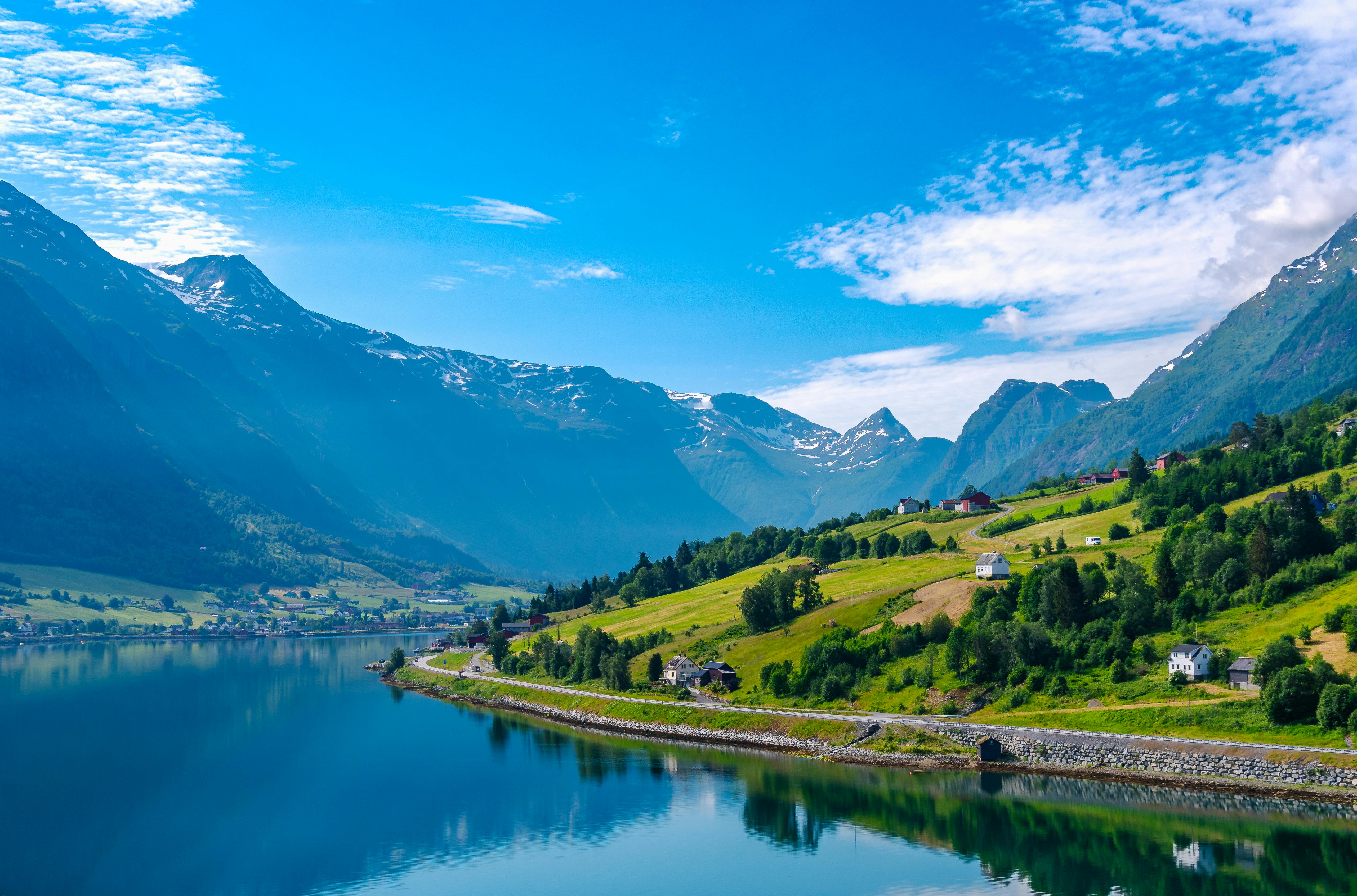 Olden, norway landscape image