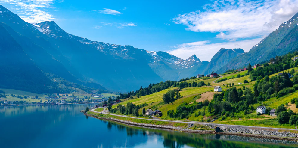 Olden, norway landscape image
