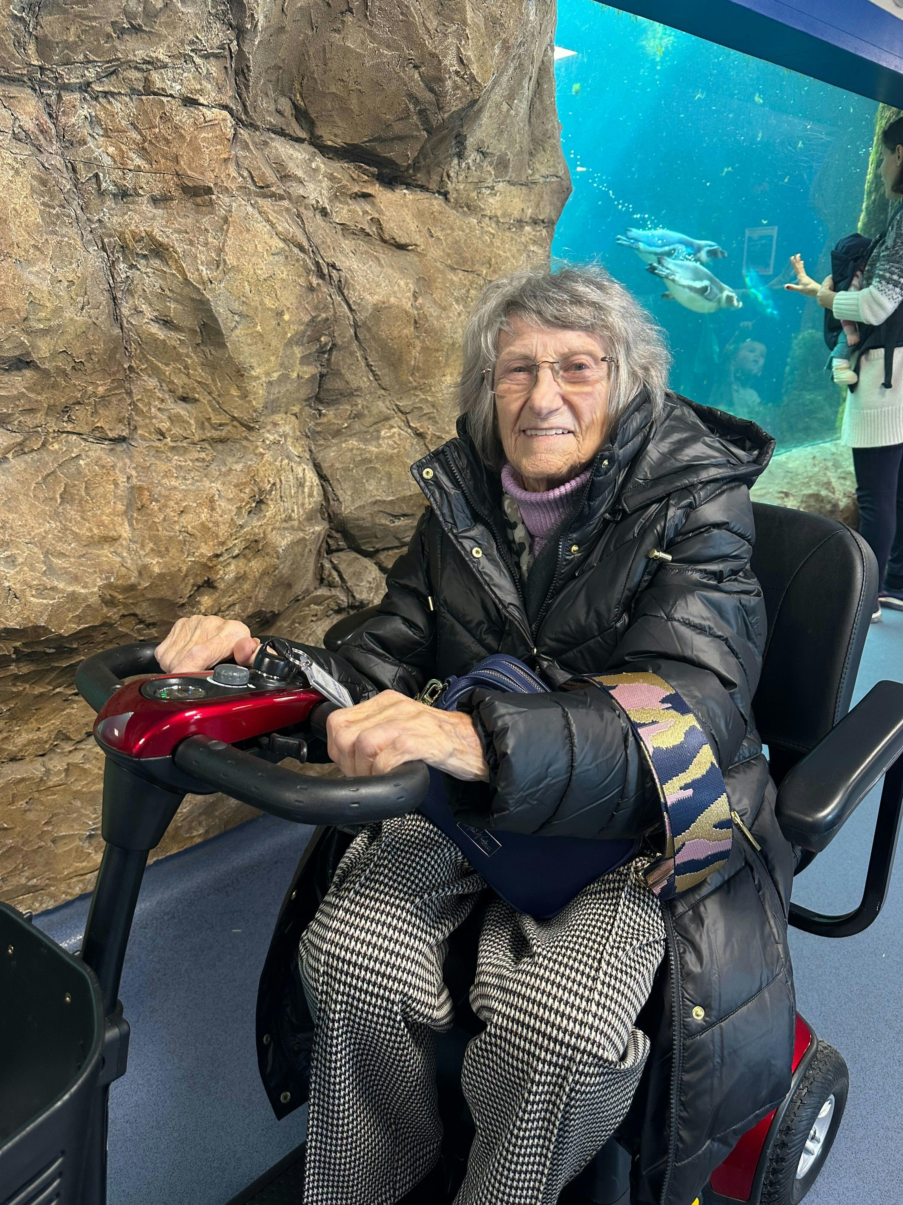 Customer at Bournemouth Oceanarium