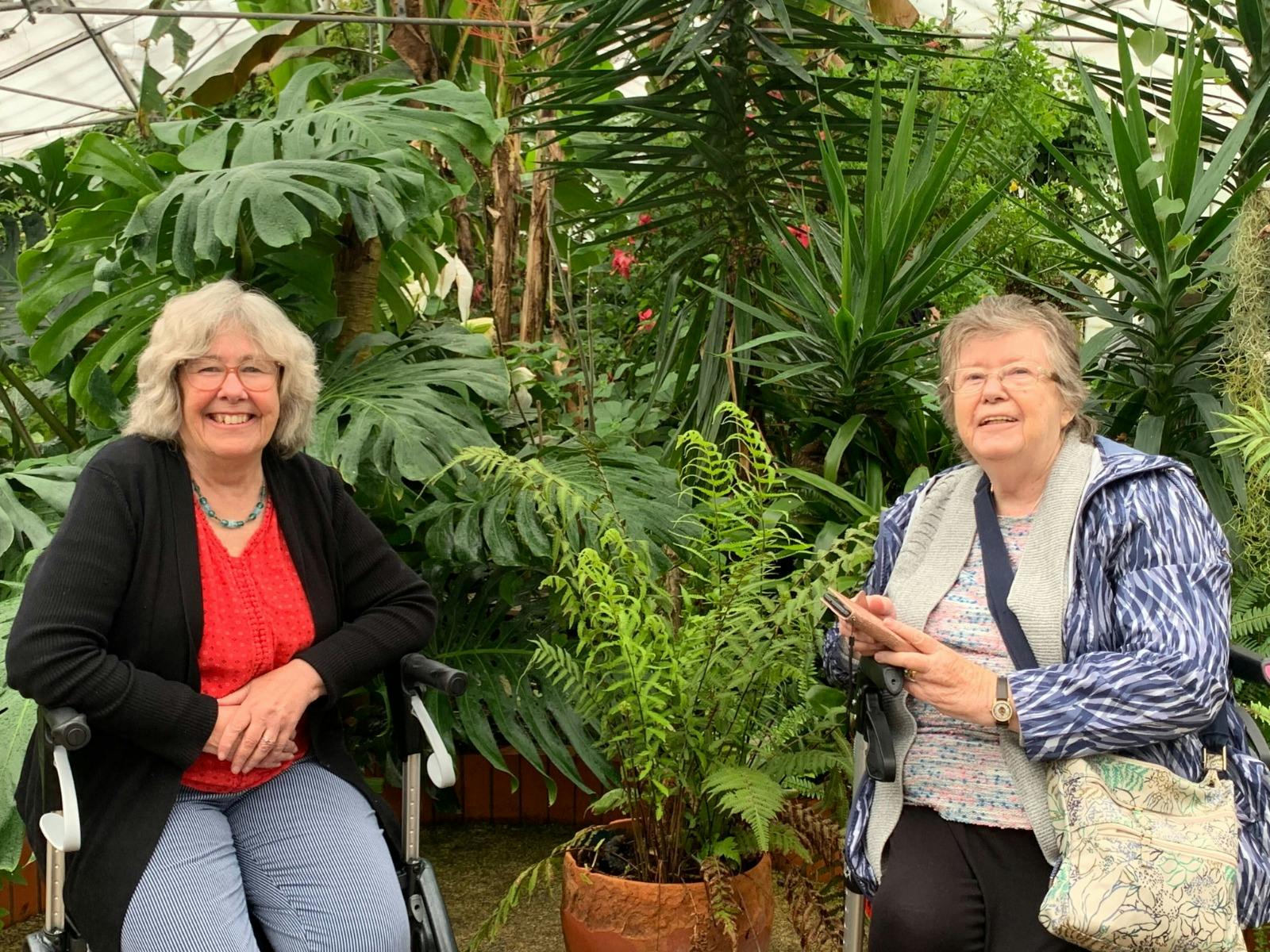 Customers at Wye Valley Butterfly Zoo