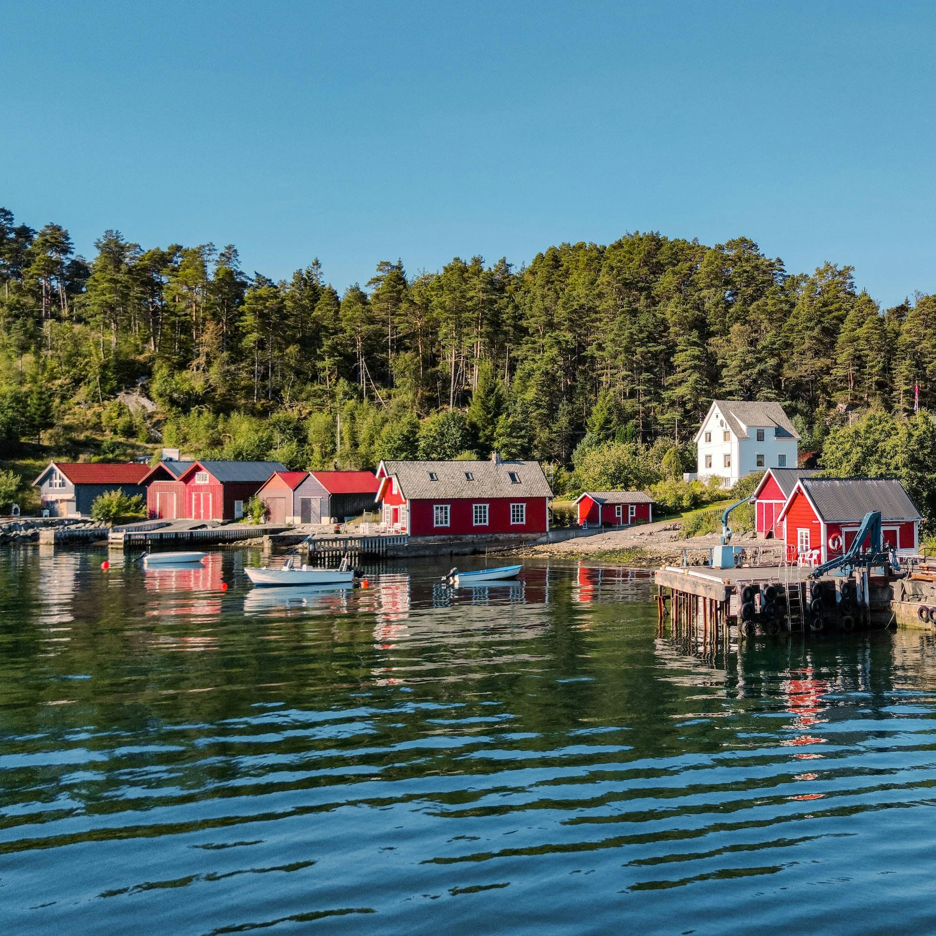 Hardangerfjord landscape image