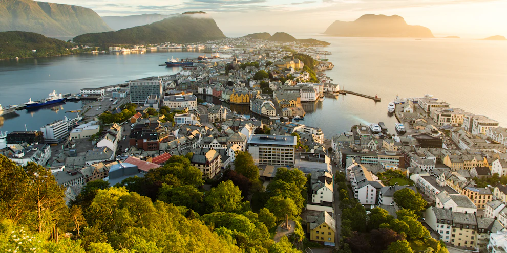 Alesund Alesund, Norway landscape image