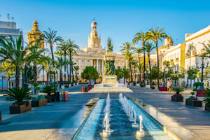Cadiz Cadiz in Spain landscape image of Fountains