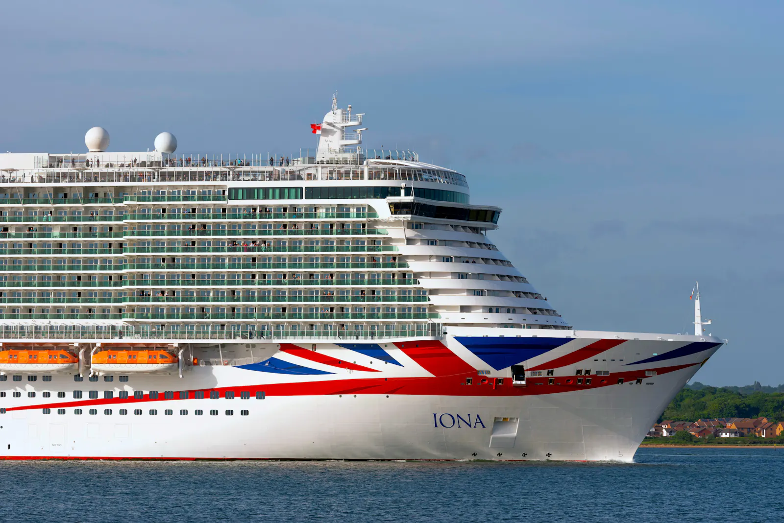 Iona cruise ship in Southampton