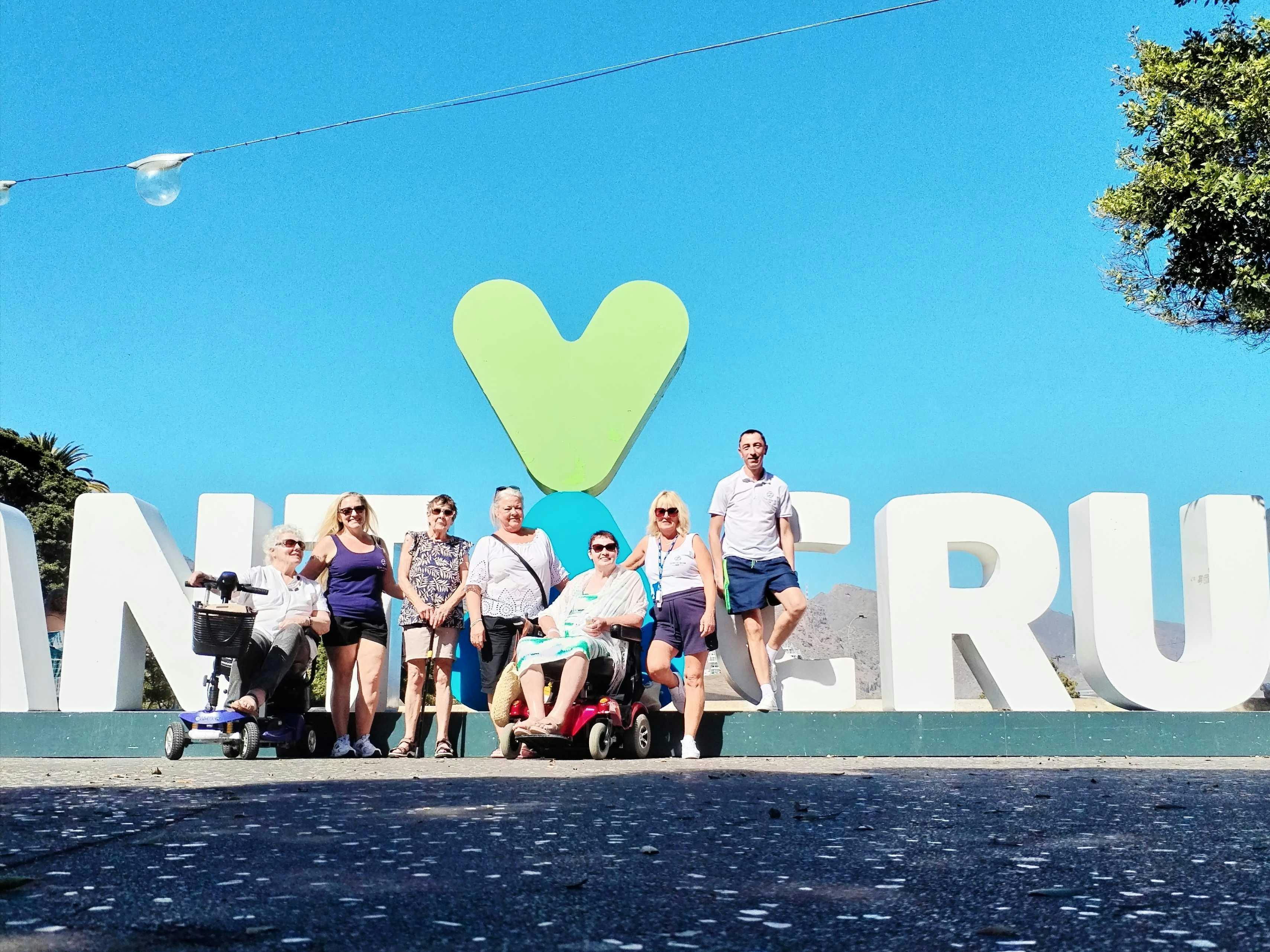 Customers in the Canary Islands. Santa Cruz