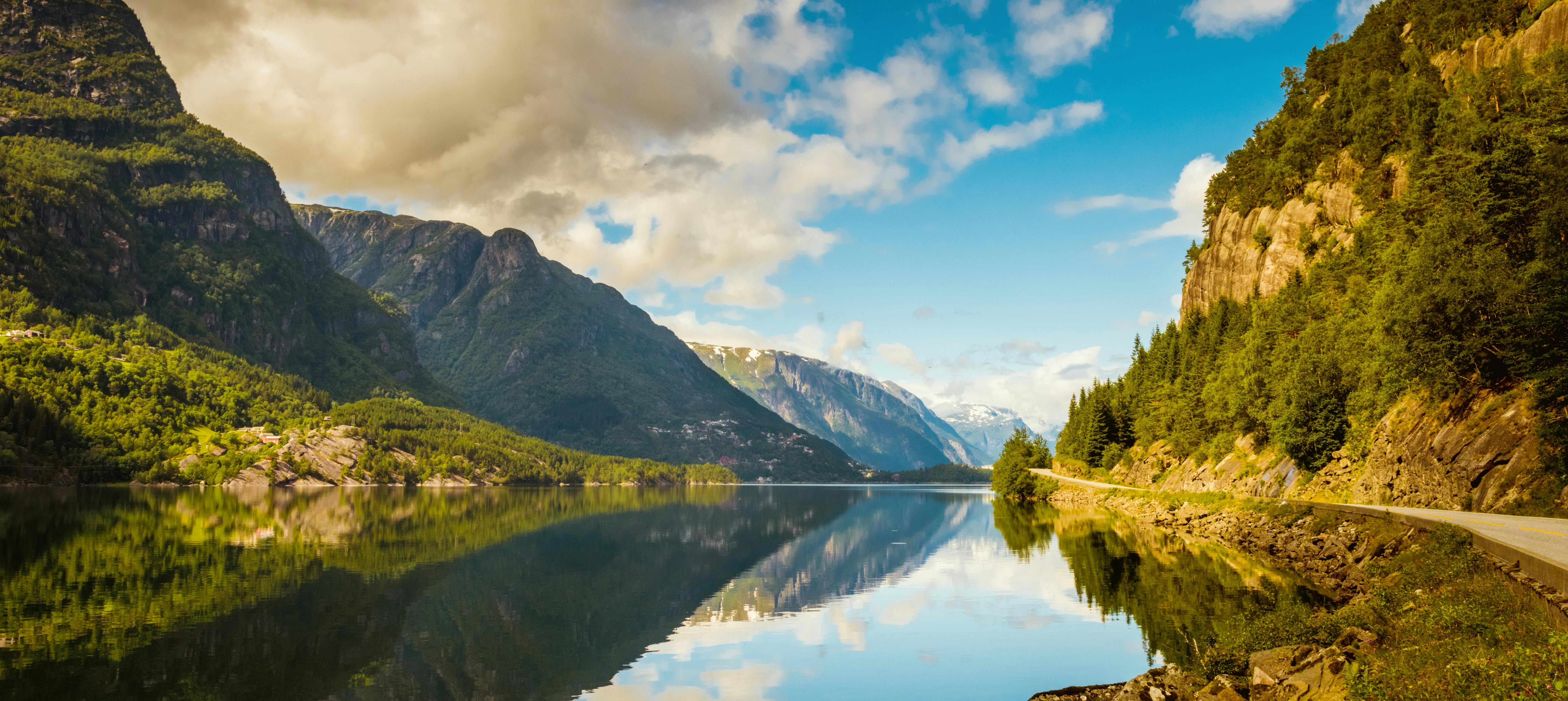 Hardangerfjord, Norway Landscape image