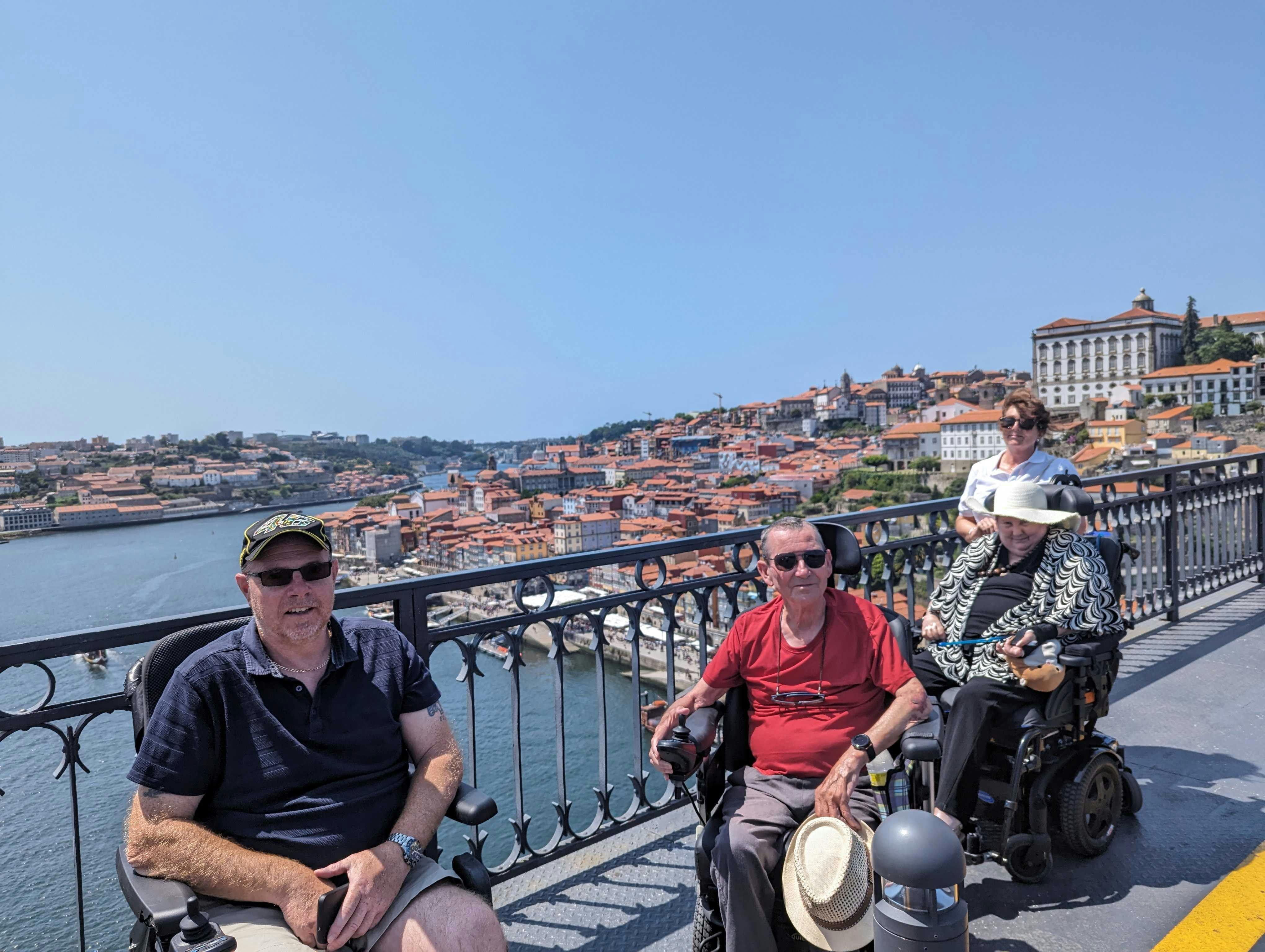 Customers visiting Porto in Portugal
