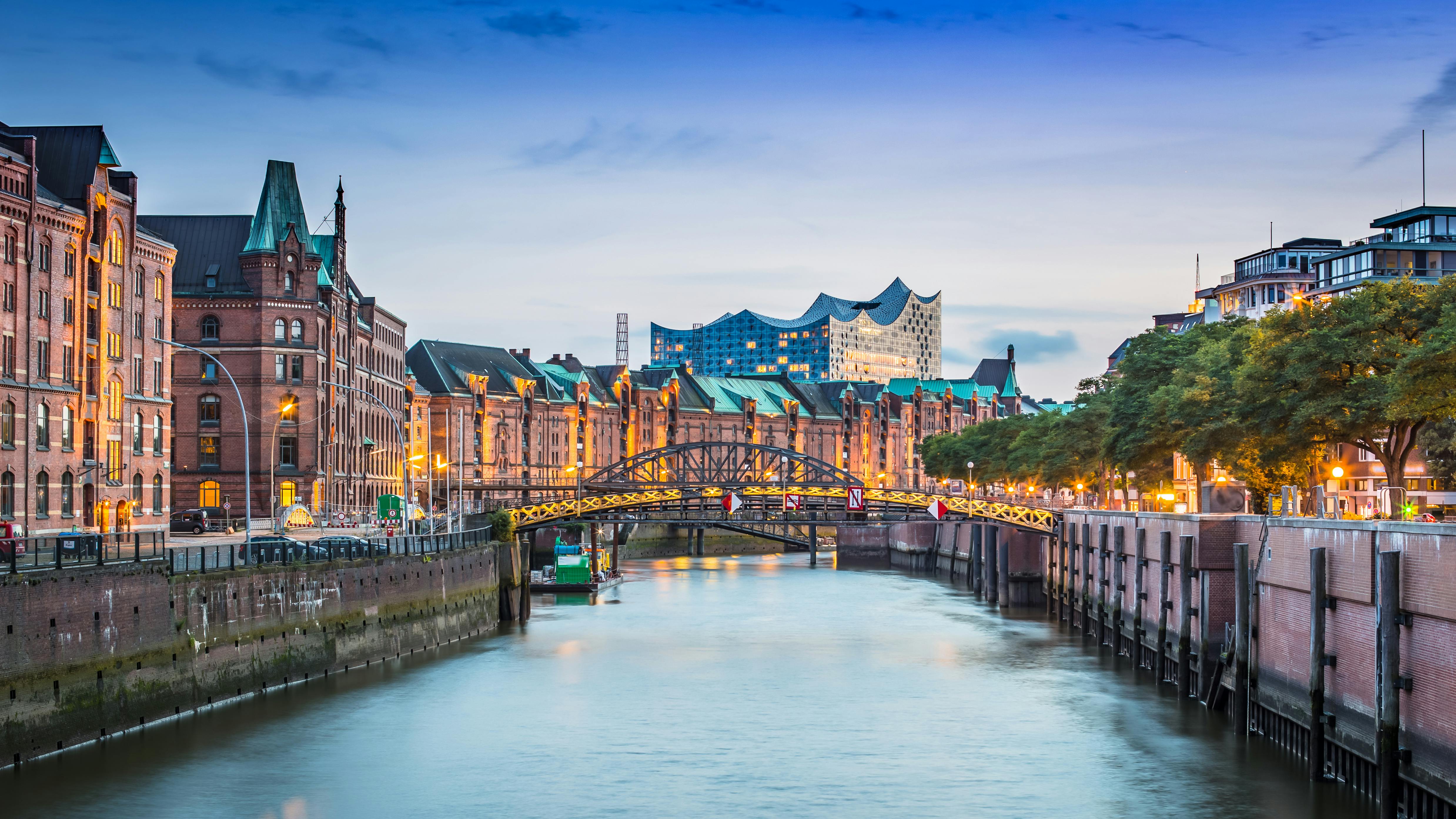 Hamburg Germany, landscape shot