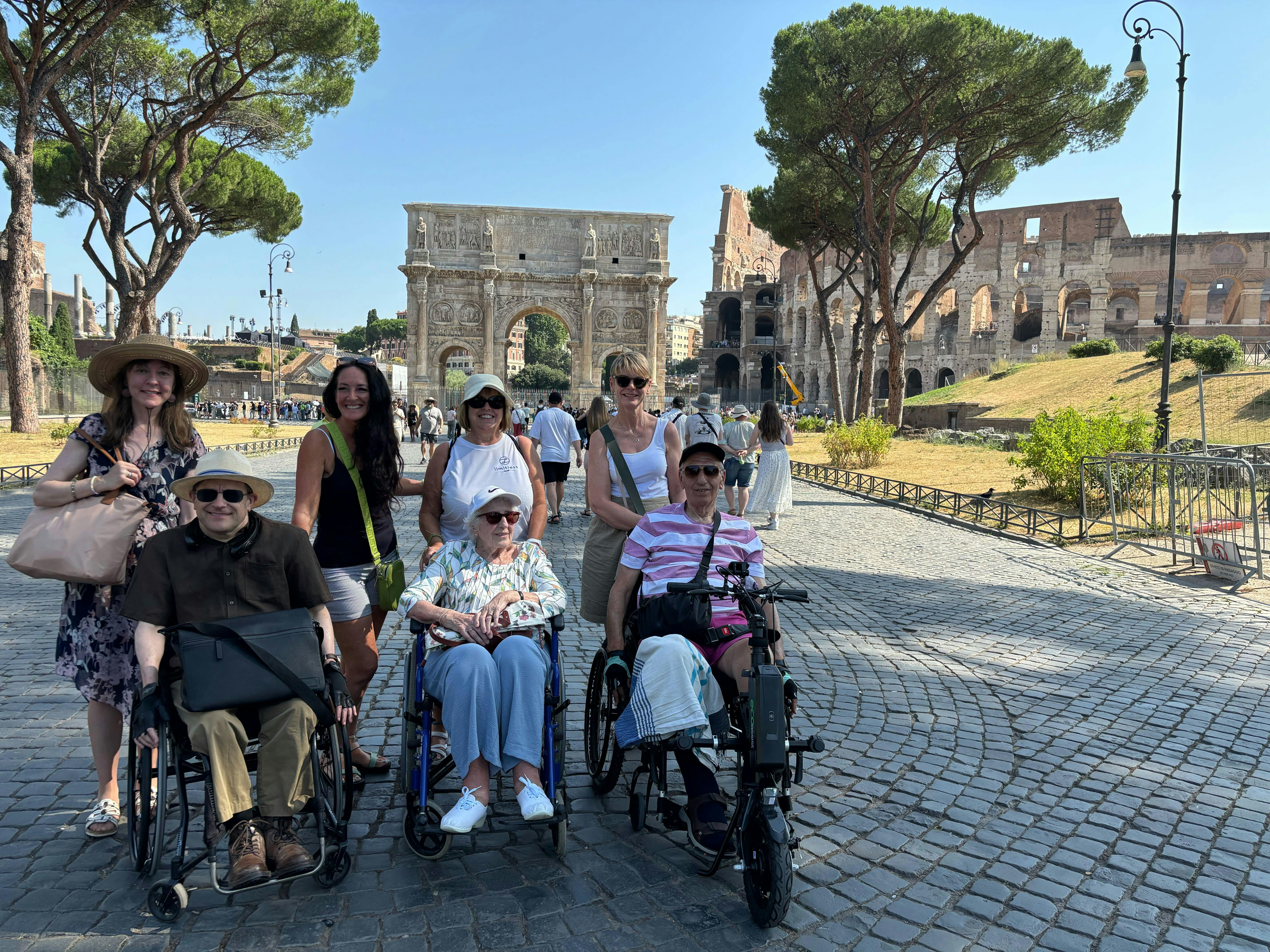 Customers in Rome, Italy