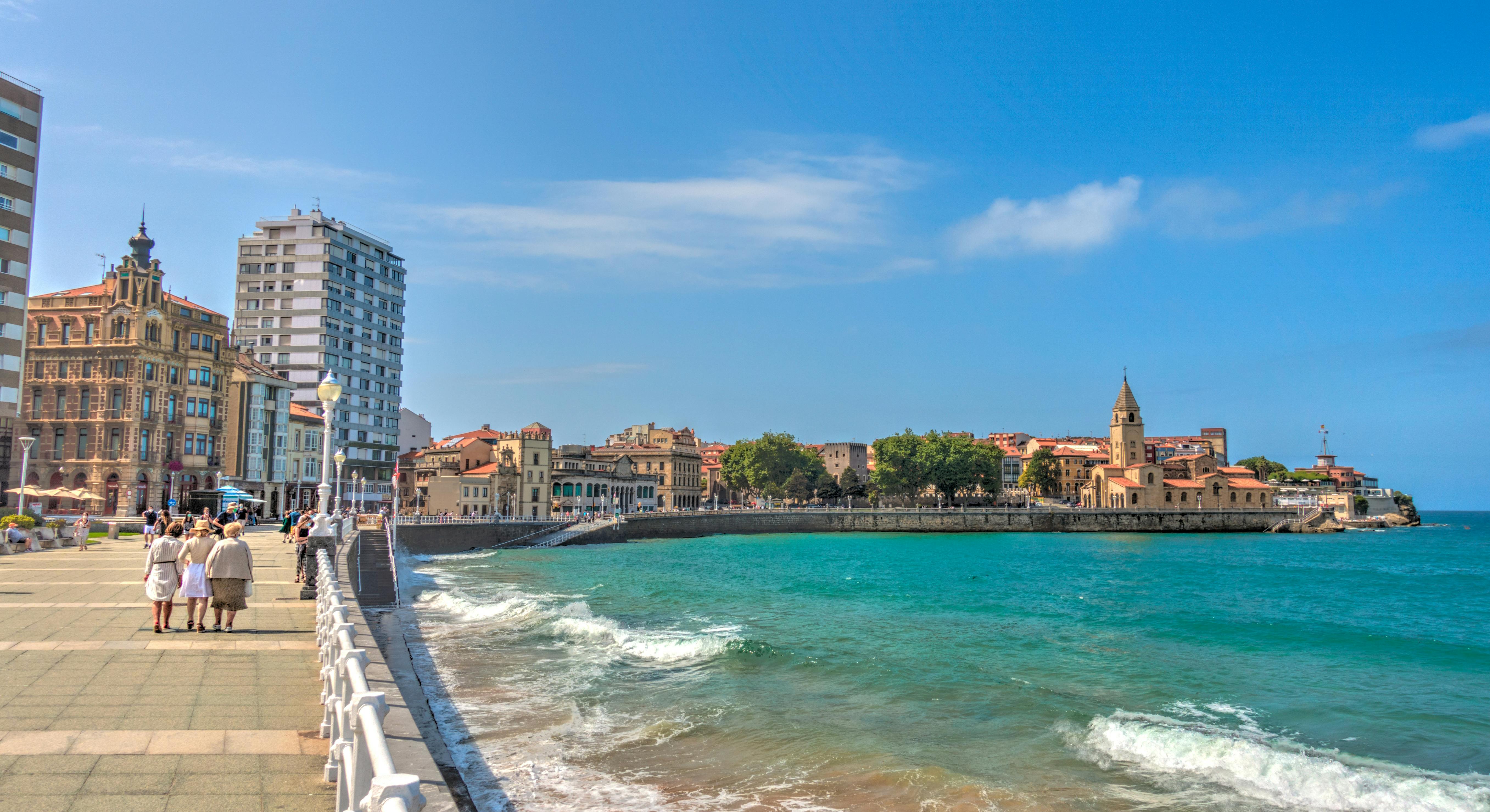 Gijon, Spain Beach Shot