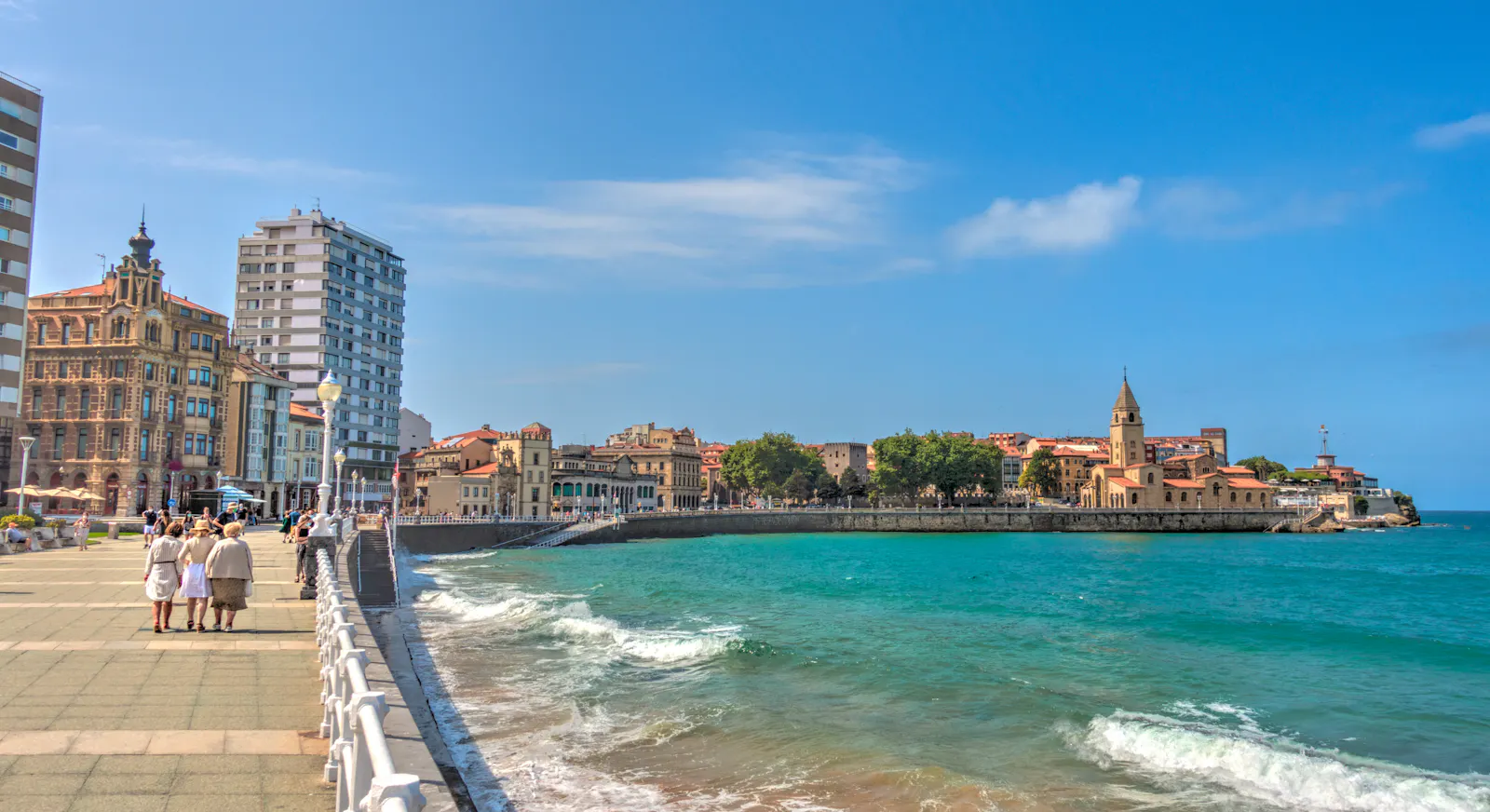 Gijon, Spain Beach Shot