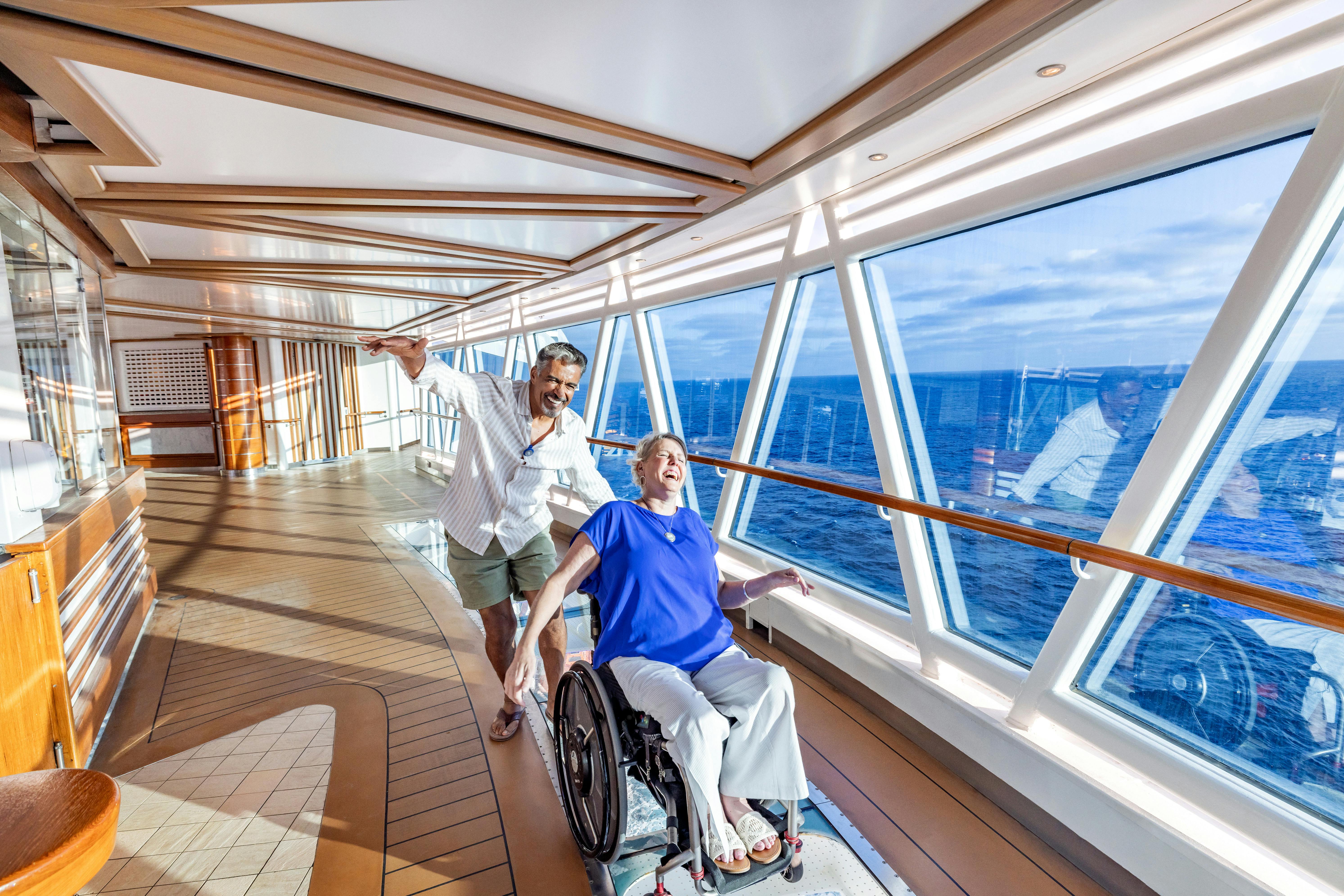 Sky Princess image of a disabled customer